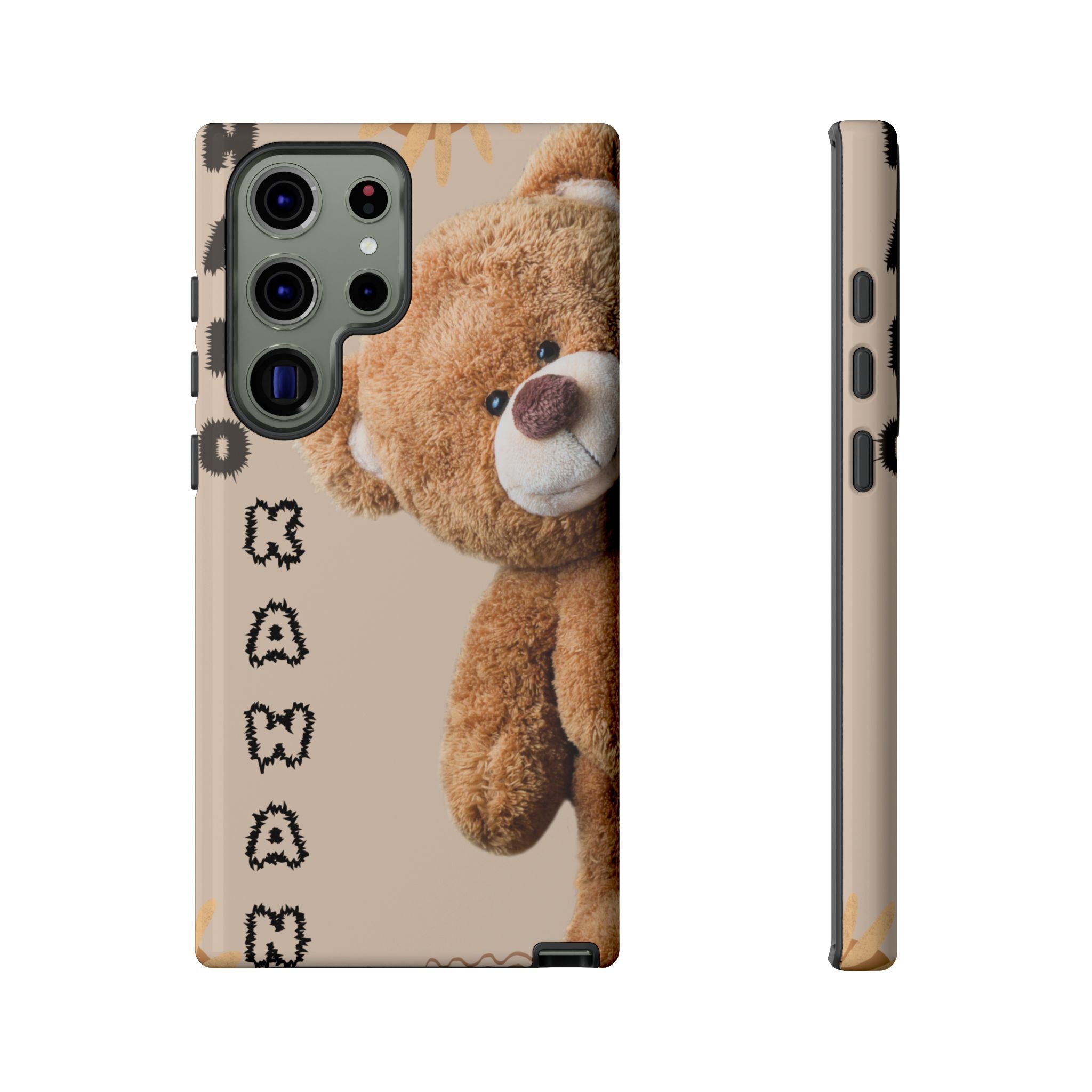 Cute Teddy Bear Phone Case — Personalized "Kawan" Design