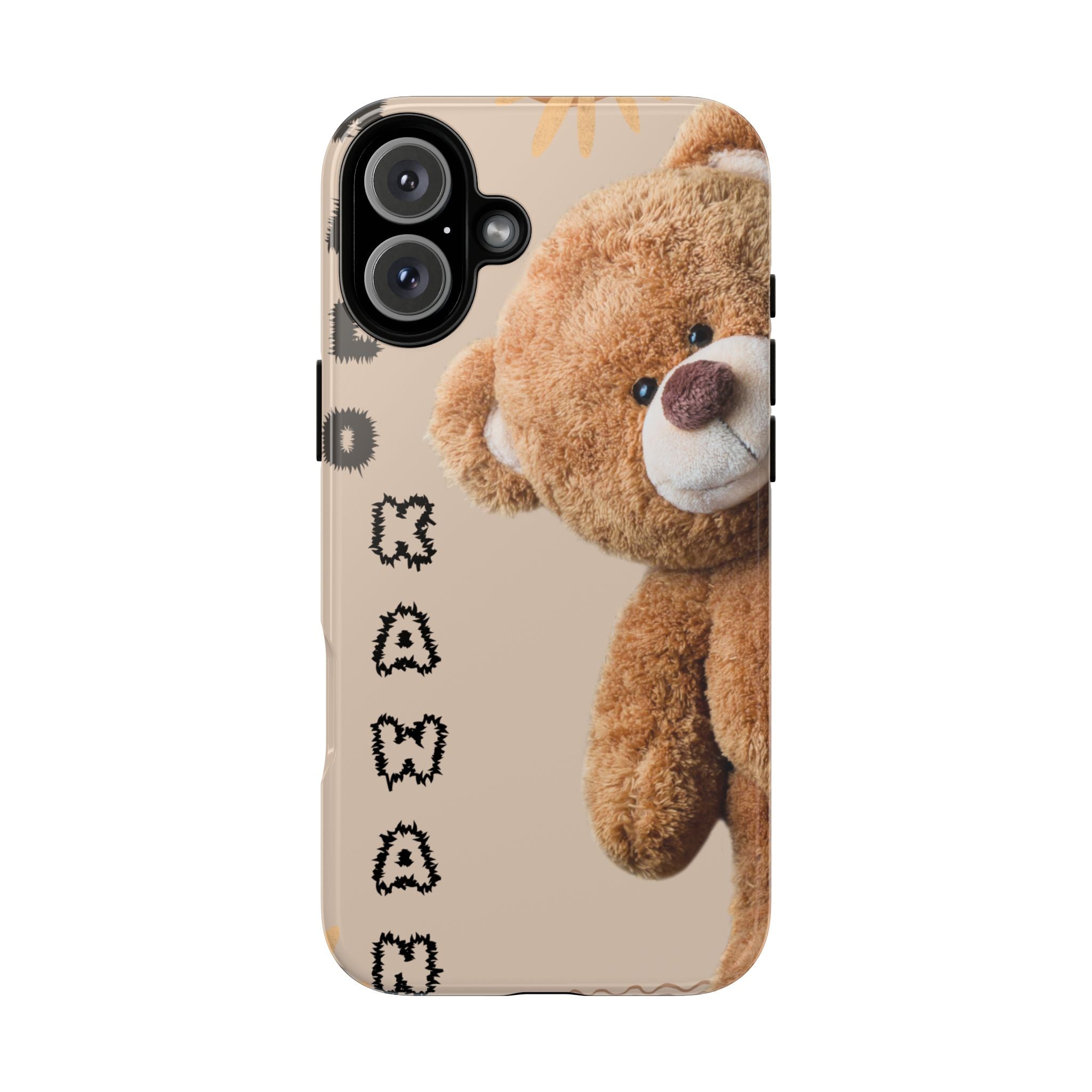 Cute Teddy Bear Phone Case — Personalized "Kawan" Design