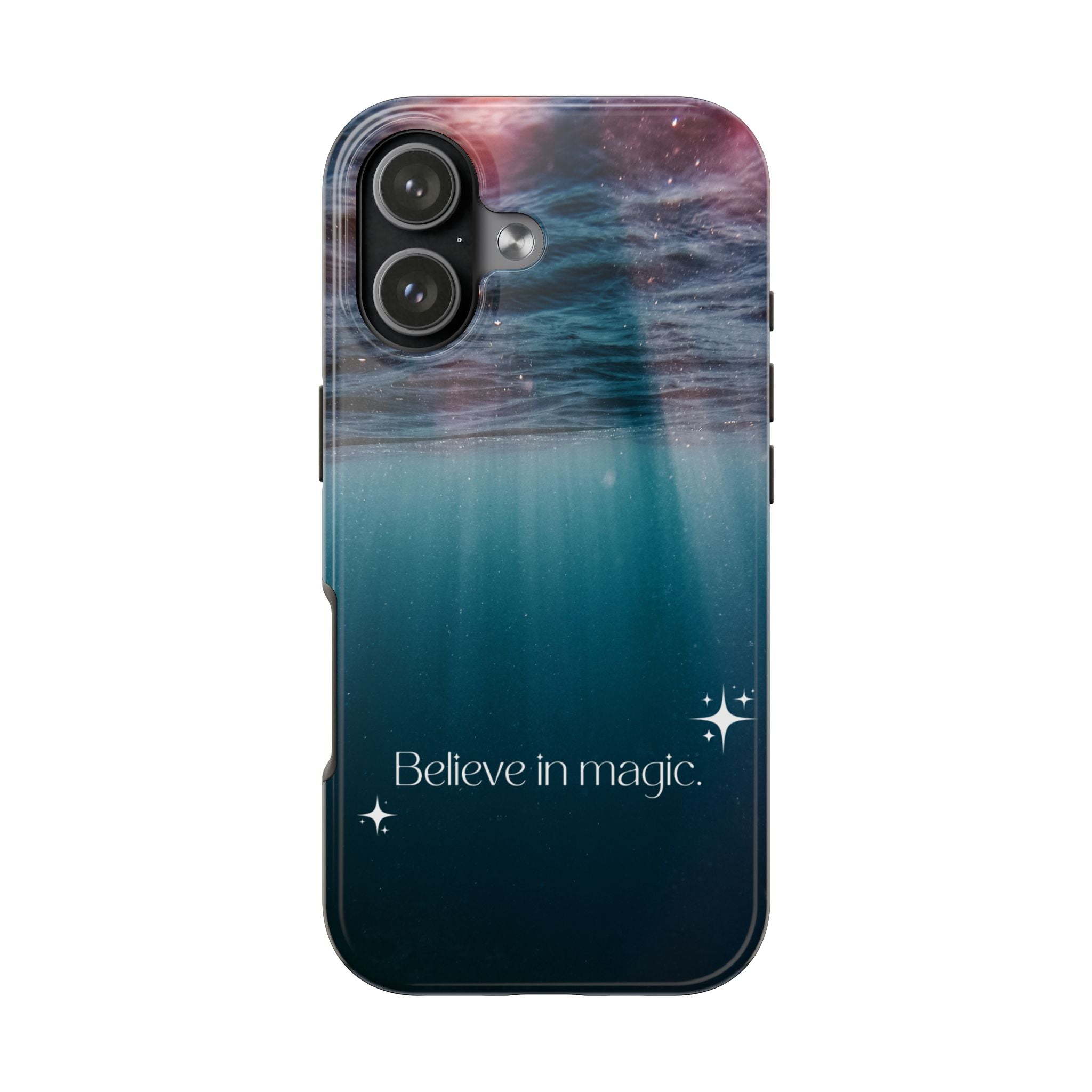 Believe in Magic Phone Case — Mystical Ocean Galaxy Tough Phone Case