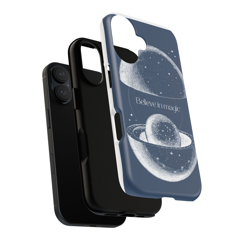 Believe in Magic Phone Case — Protective Magnetic Tough Case with Celestial Design