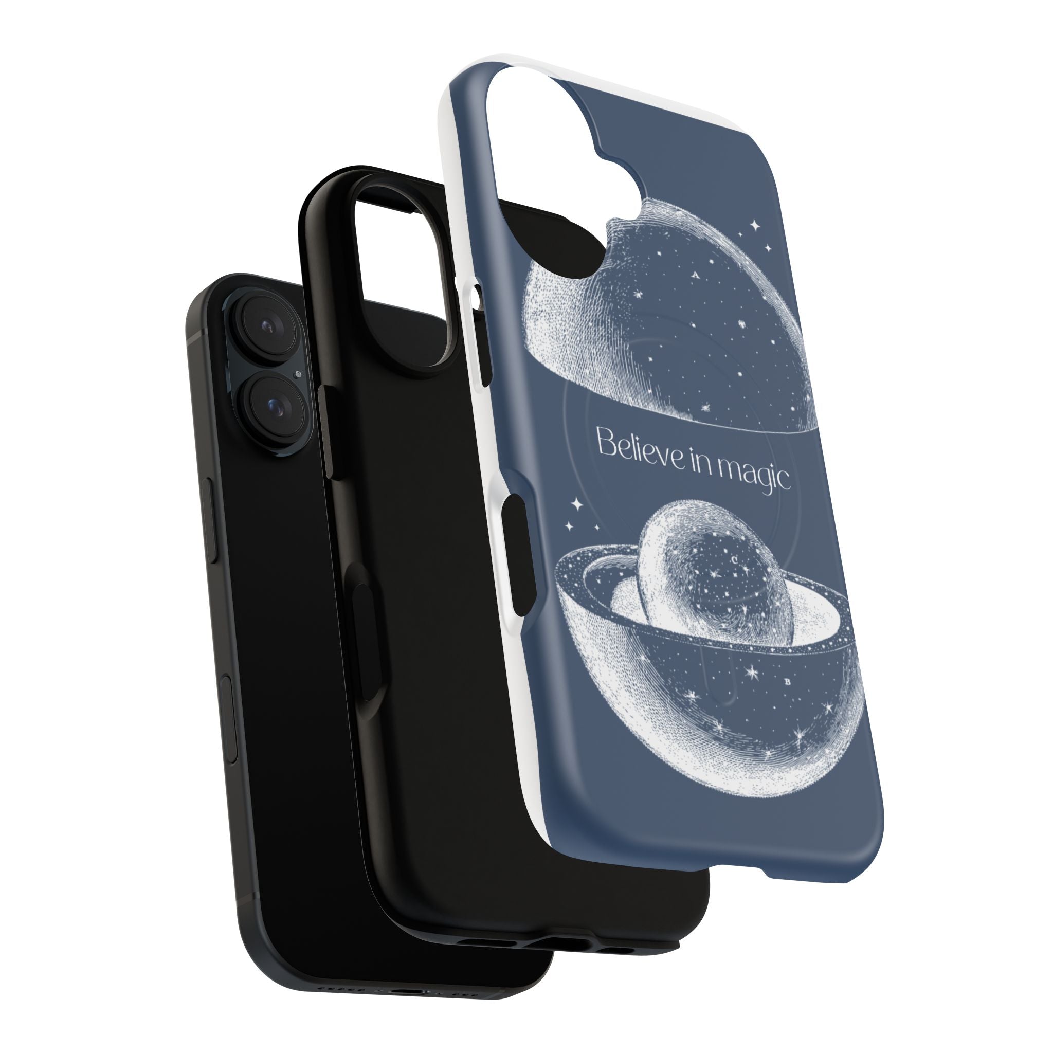 Believe in Magic Phone Case — Protective Magnetic Tough Case with Celestial Design