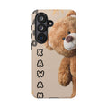 Cute Teddy Bear Phone Case — Personalized "Kawan" Design