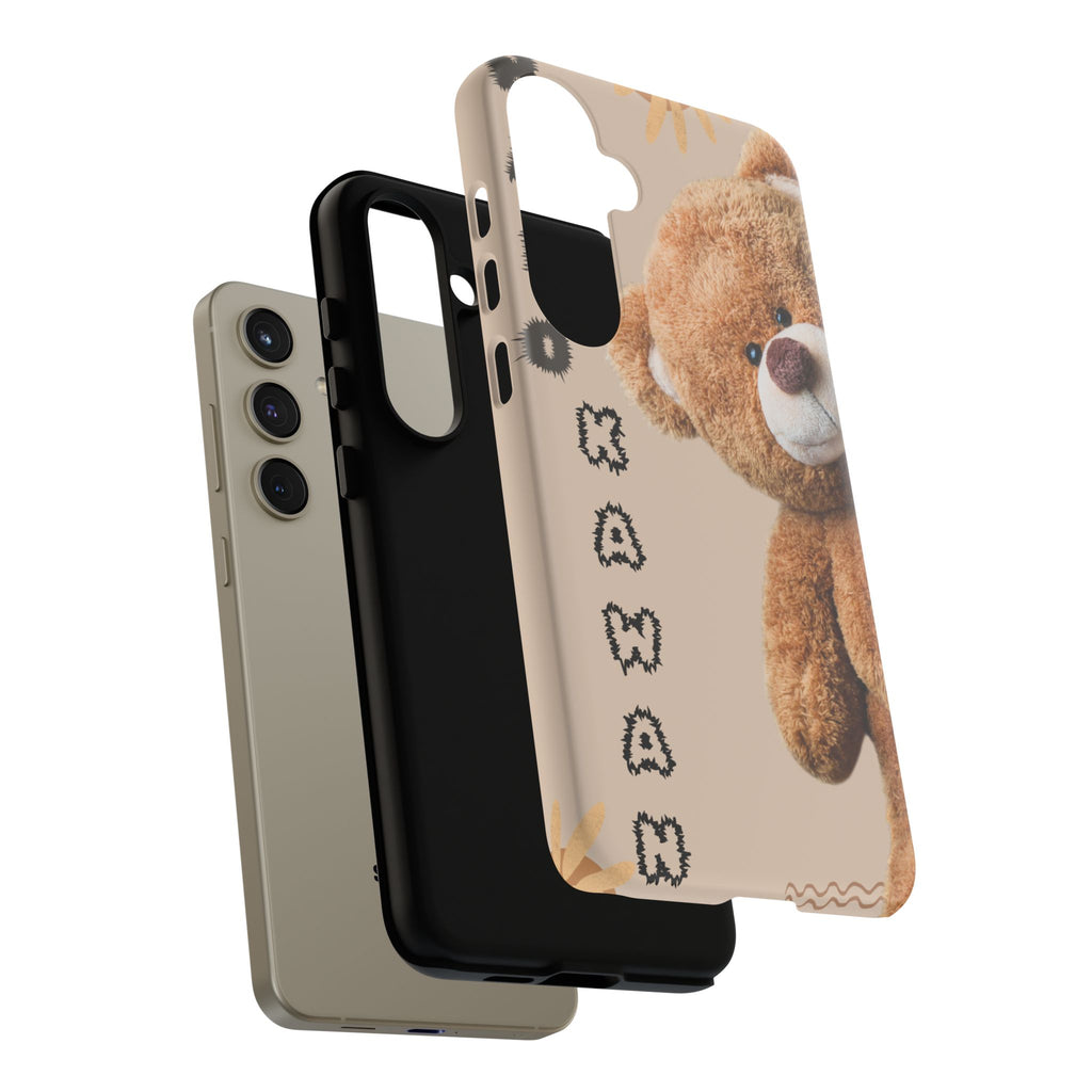 Cute Teddy Bear Phone Case — Personalized "Kawan" Design