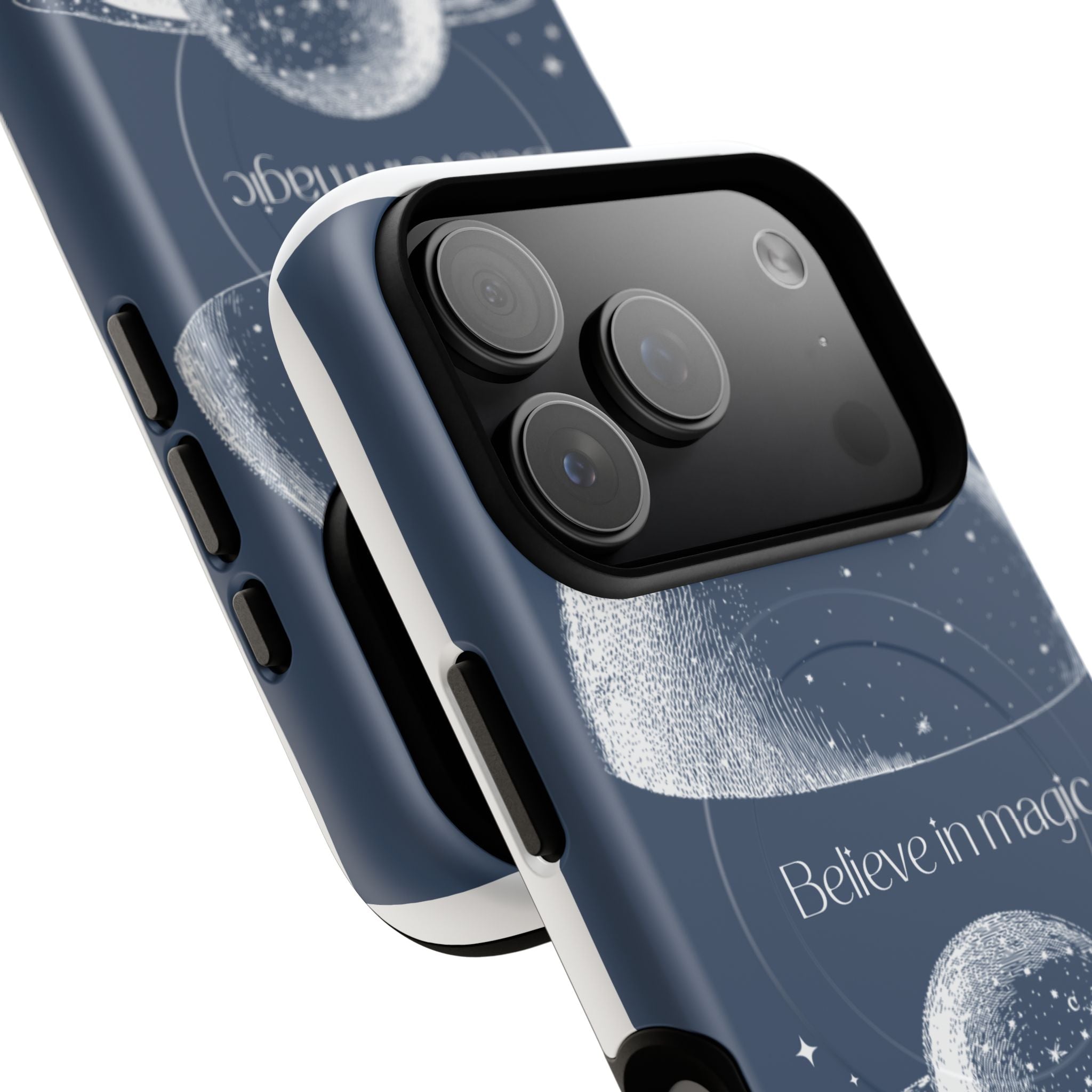 Believe in Magic Phone Case — Protective Magnetic Tough Case with Celestial Design