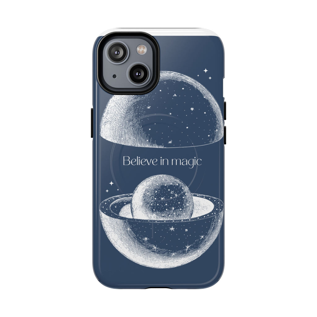 Believe in Magic Phone Case — Protective Magnetic Tough Case with Celestial Design