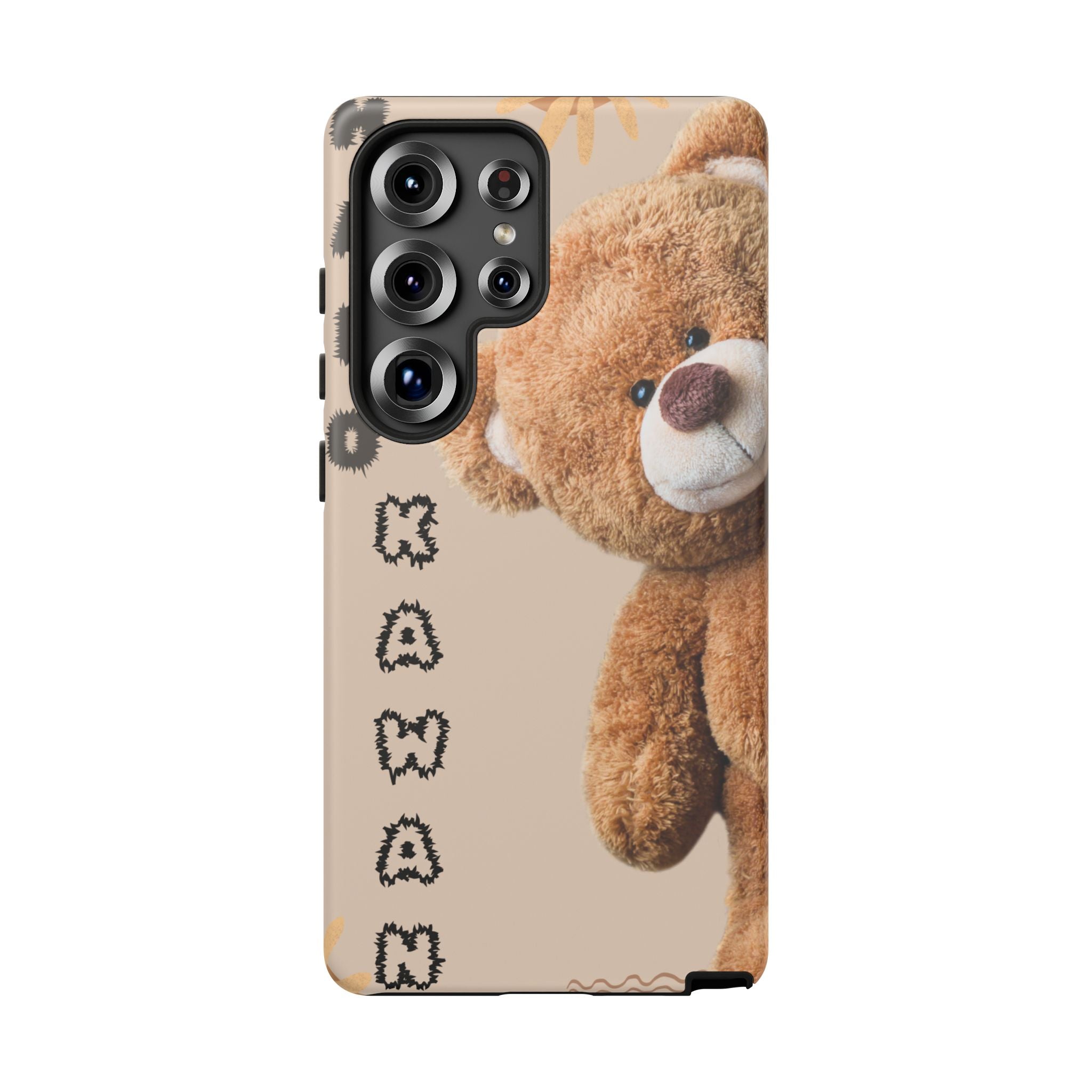 Cute Teddy Bear Phone Case — Personalized "Kawan" Design