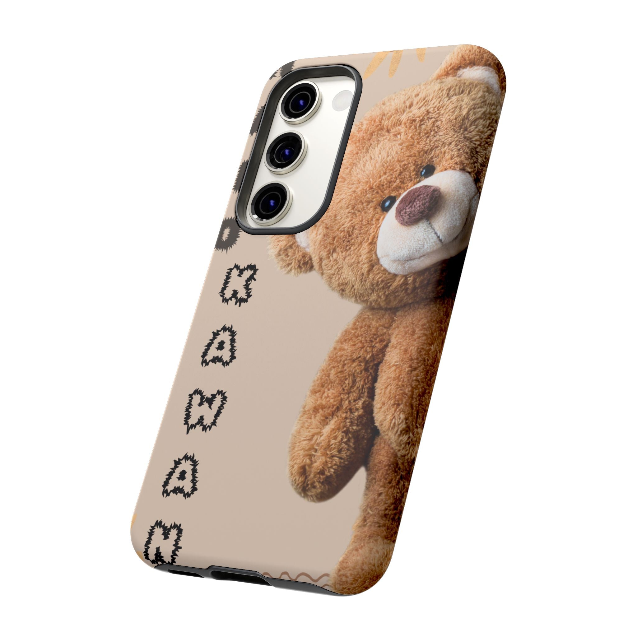Cute Teddy Bear Phone Case — Personalized "Kawan" Design