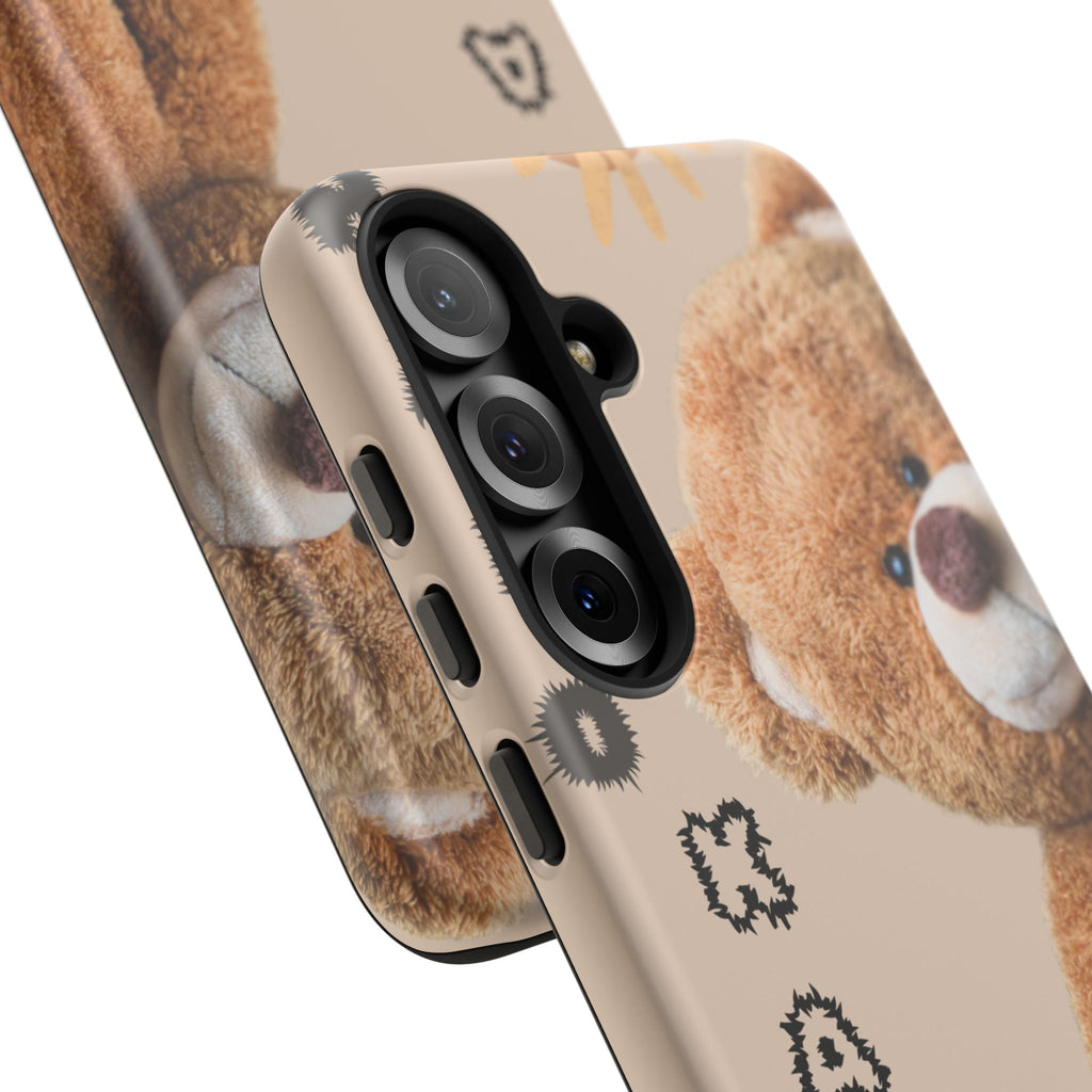 Cute Teddy Bear Phone Case — Personalized "Kawan" Design