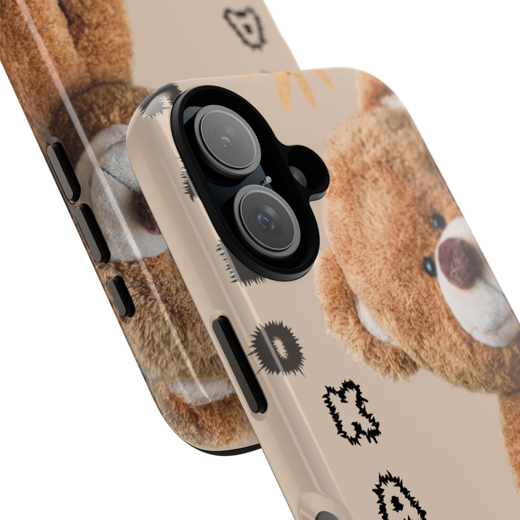 Cute Teddy Bear Phone Case — Personalized "Kawan" Design