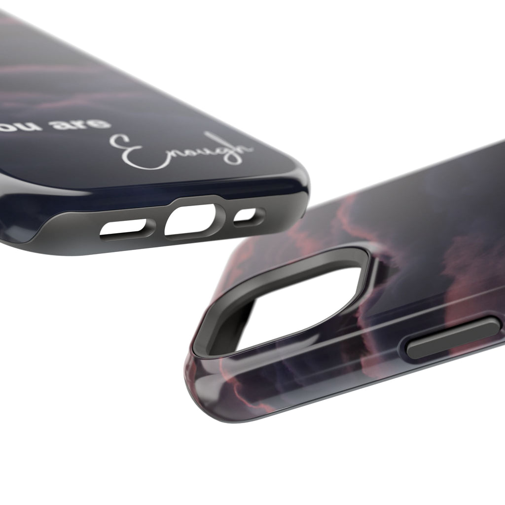 Phone Case — 'You Are Enough' Cloudy Sky Magnetic Impact-Resistant Case