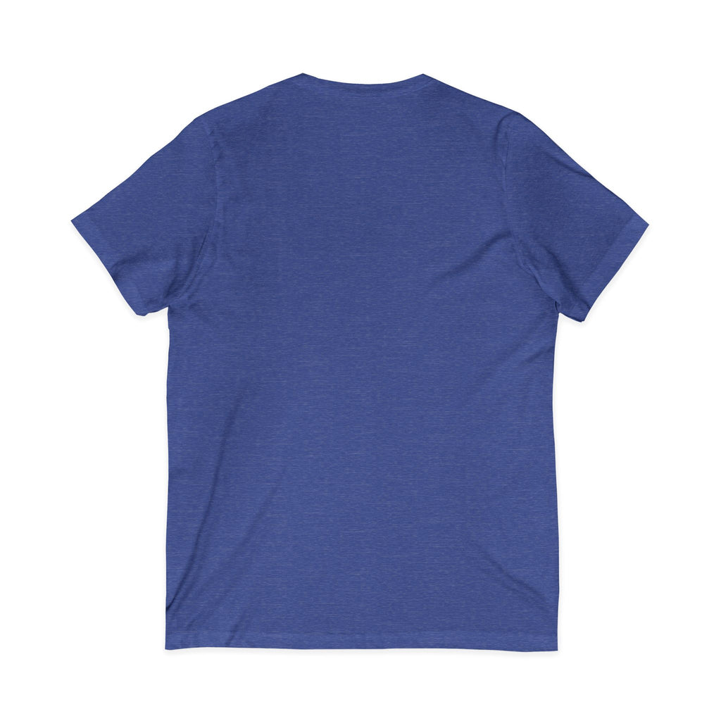 Wear Confidence V‑Neck Tee — Rainbow Script Inspirational T‑Shirt