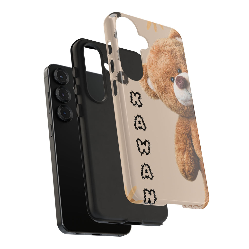 Cute Teddy Bear Phone Case — Personalized "Kawan" Design