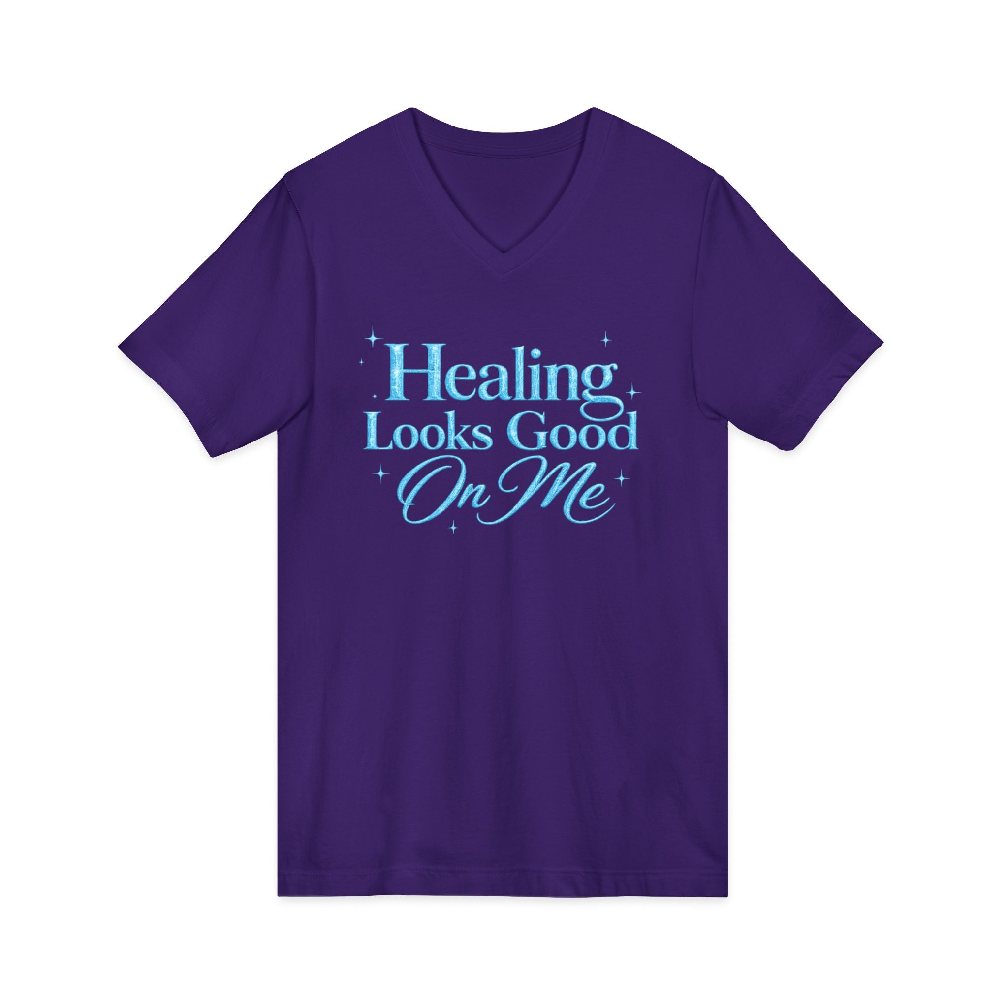 Unisex Healing Looks Good On Me V-Neck Tee