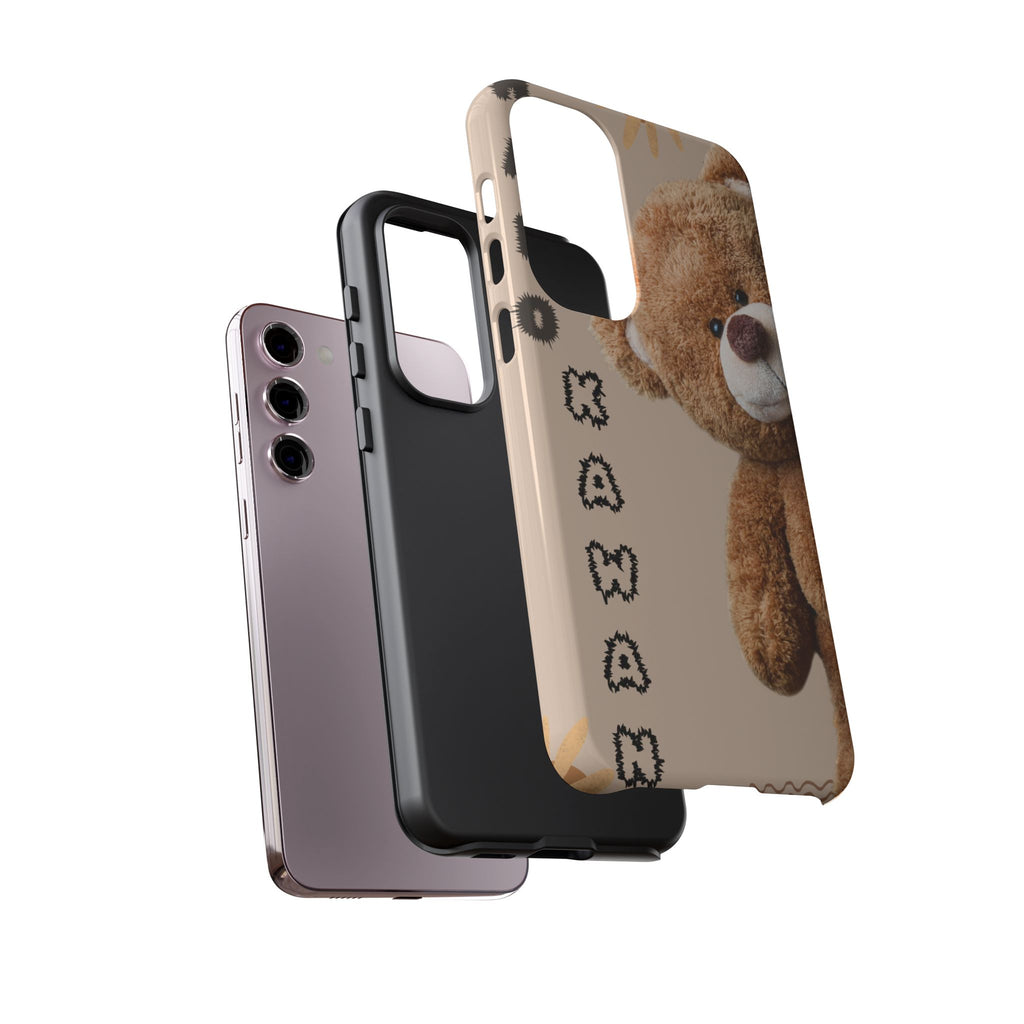 Cute Teddy Bear Phone Case — Personalized "Kawan" Design