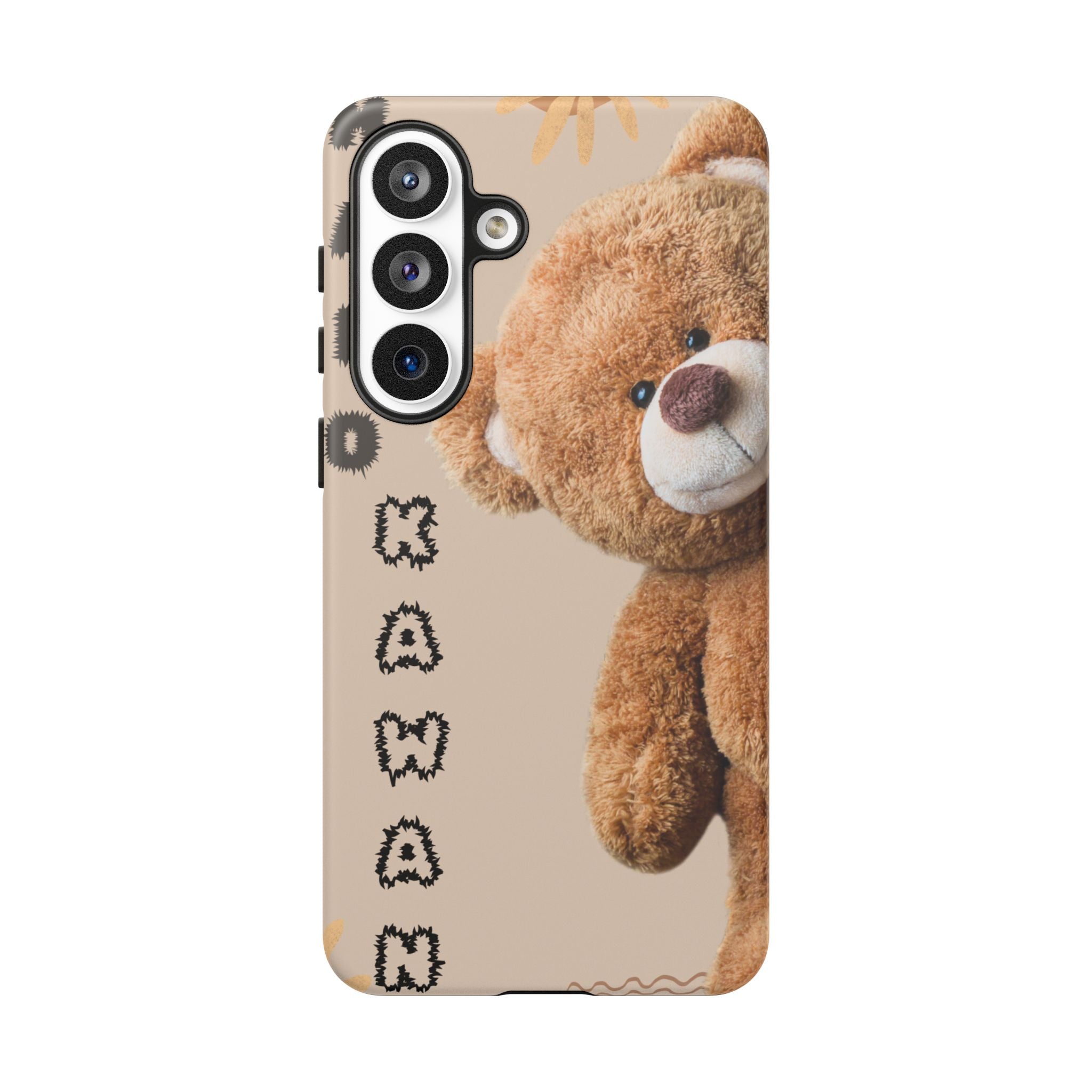 Cute Teddy Bear Phone Case — Personalized "Kawan" Design