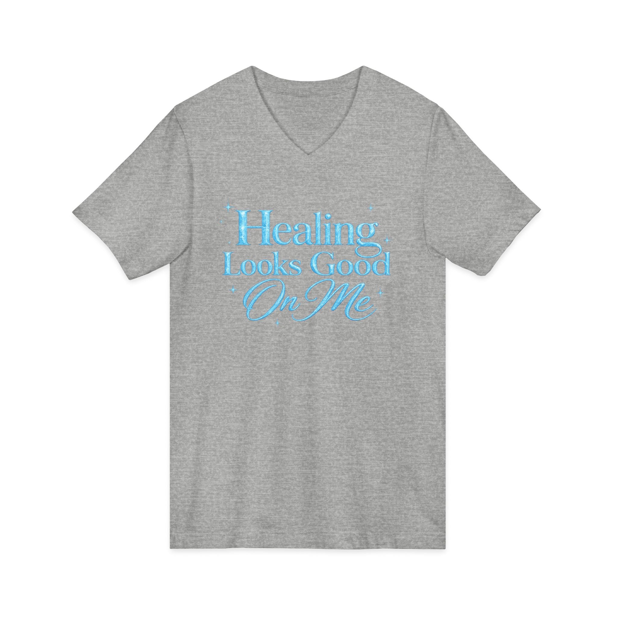 Unisex Healing Looks Good On Me V-Neck Tee