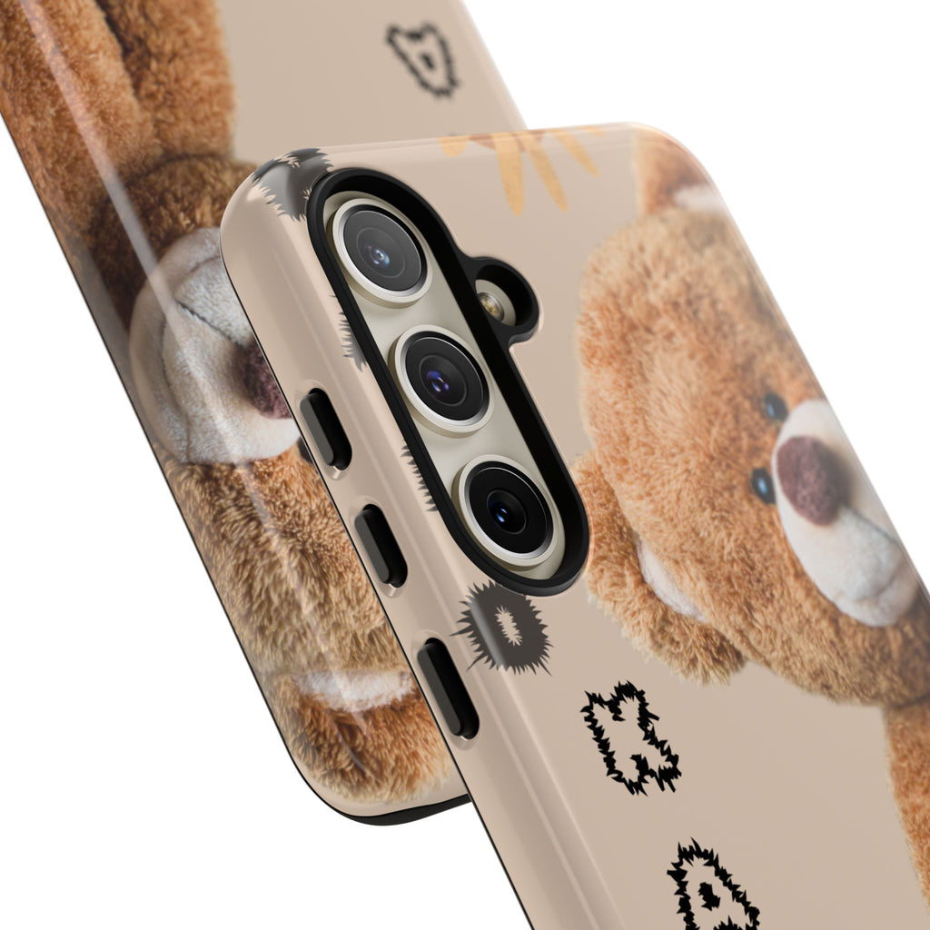 Cute Teddy Bear Phone Case — Personalized "Kawan" Design