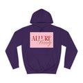 Unisex Allure Beauty Hoodie — Pink Logo Comfort Pullover