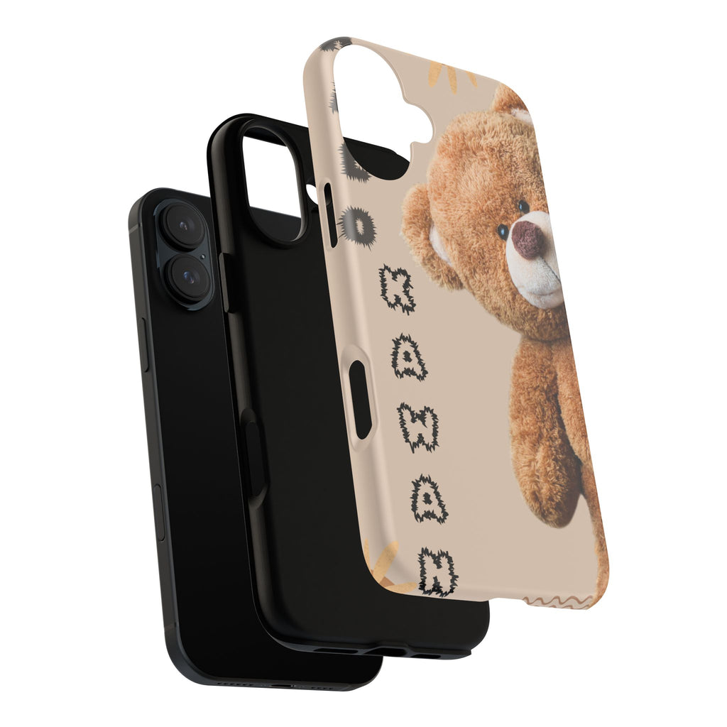 Cute Teddy Bear Phone Case — Personalized "Kawan" Design