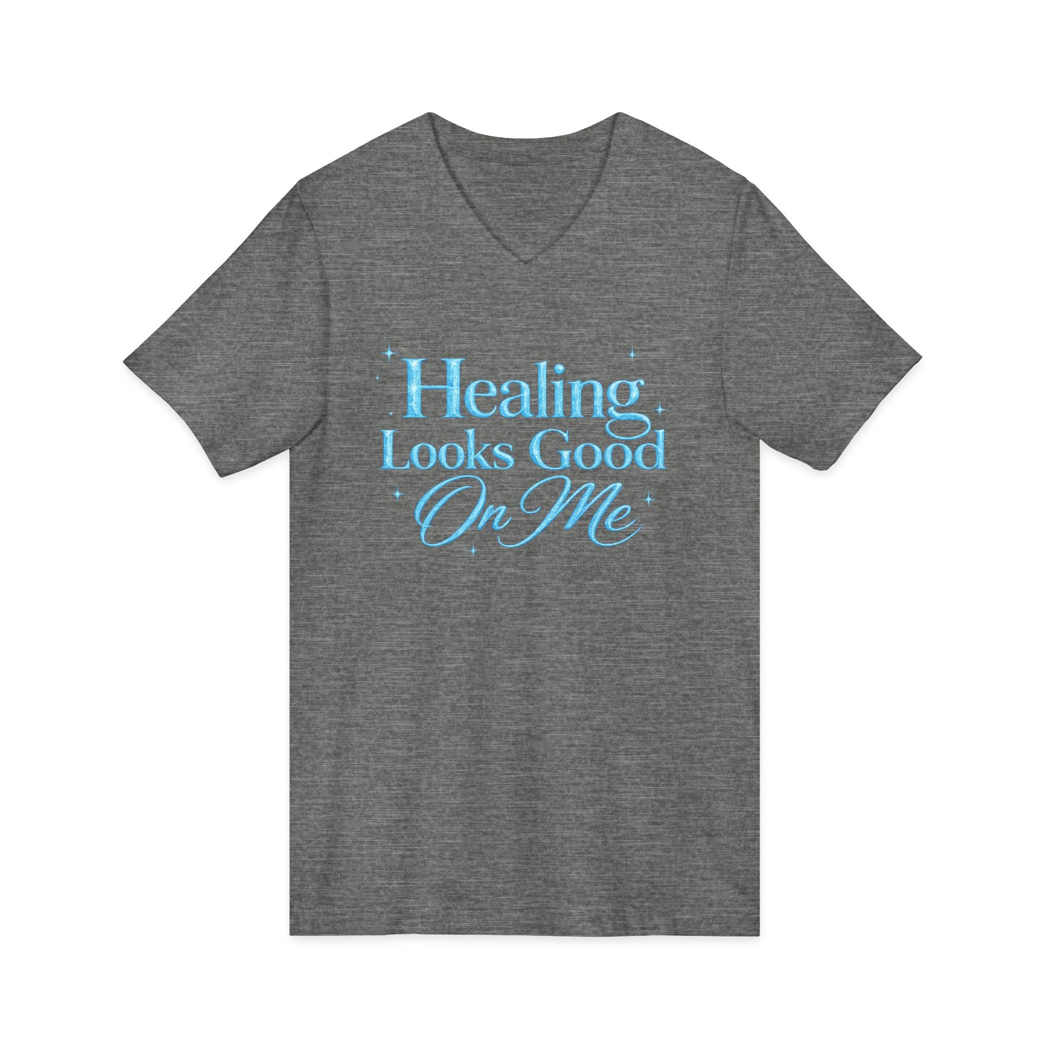 Unisex Healing Looks Good On Me V-Neck Tee