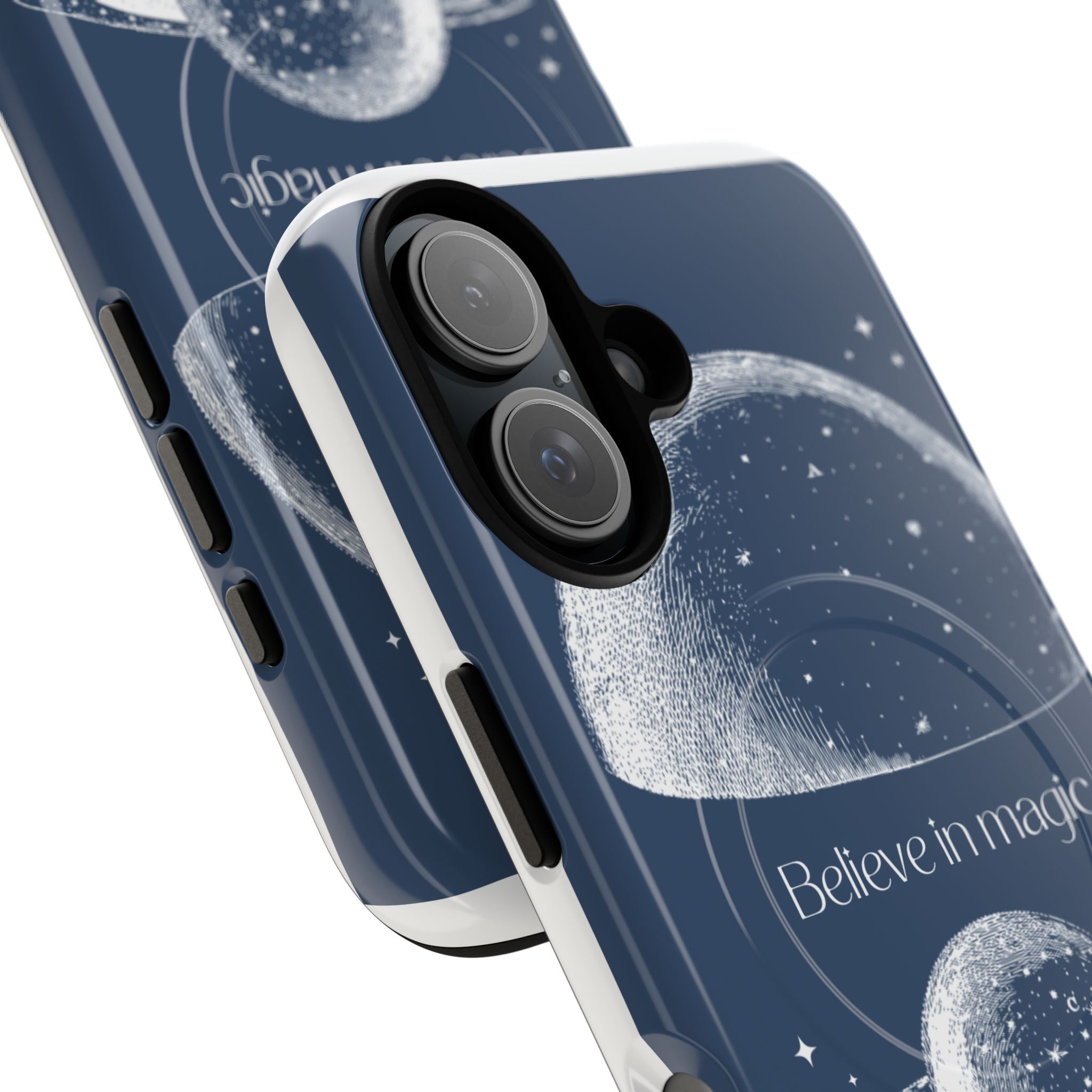 Believe in Magic Phone Case — Protective Magnetic Tough Case with Celestial Design
