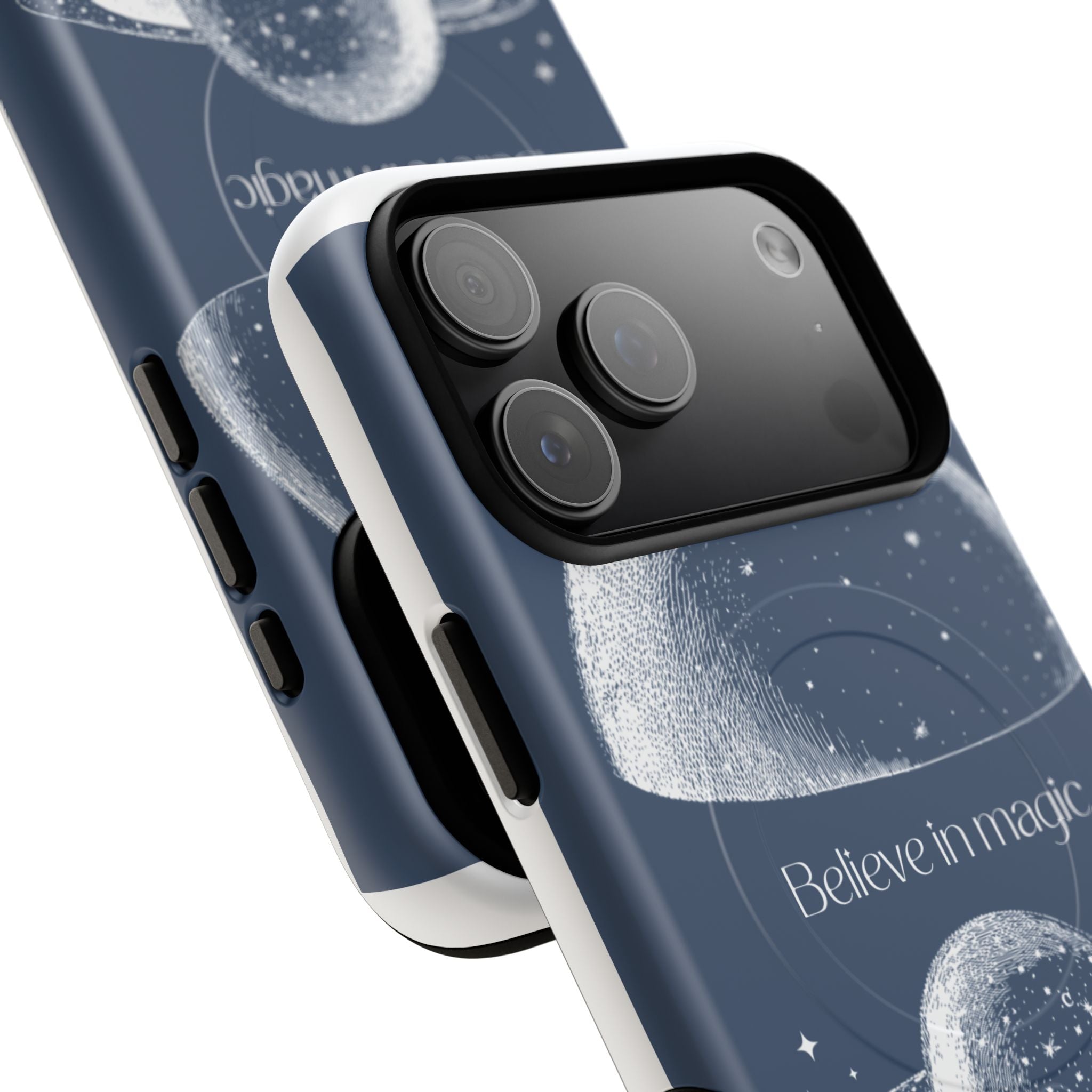 Believe in Magic Phone Case — Protective Magnetic Tough Case with Celestial Design