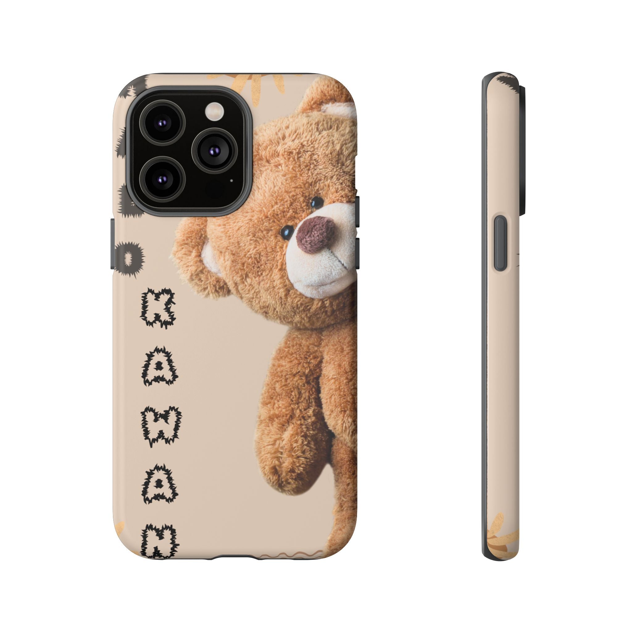 Cute Teddy Bear Phone Case — Personalized "Kawan" Design