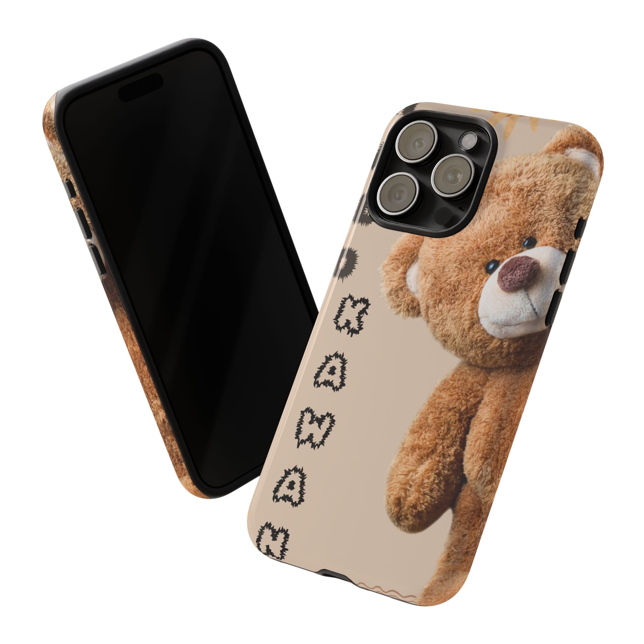 Cute Teddy Bear Phone Case — Personalized "Kawan" Design