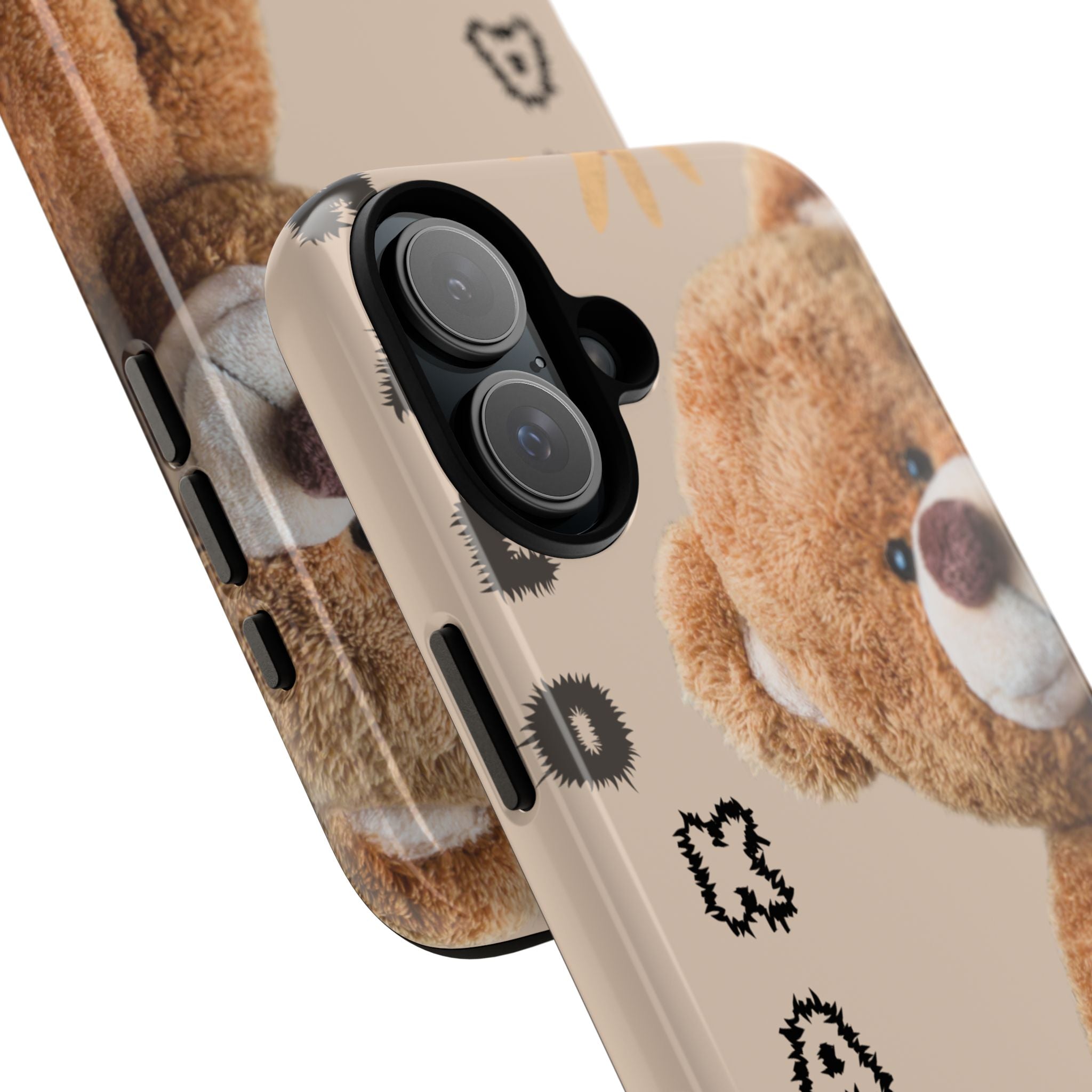 Cute Teddy Bear Phone Case — Personalized "Kawan" Design