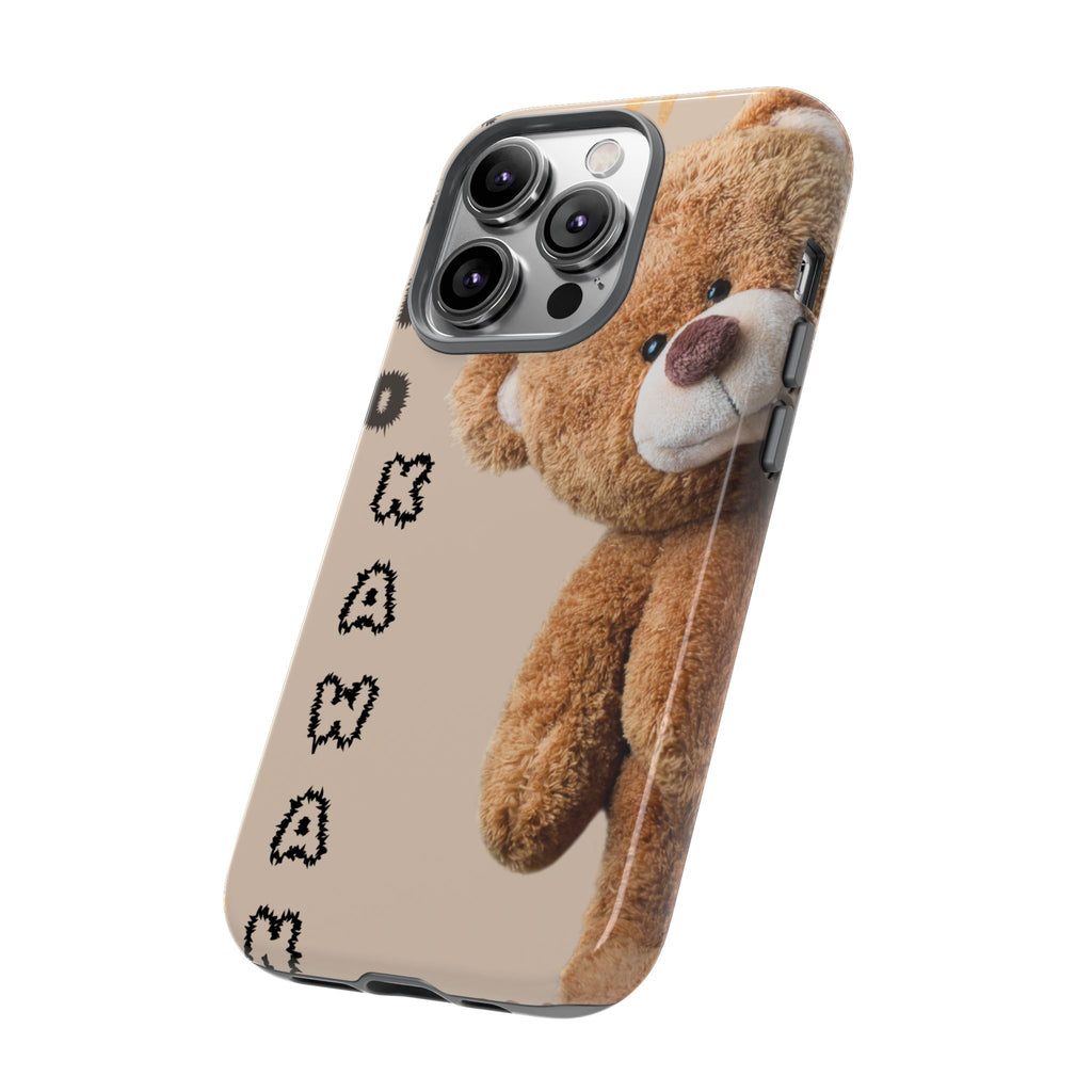 Cute Teddy Bear Phone Case — Personalized "Kawan" Design