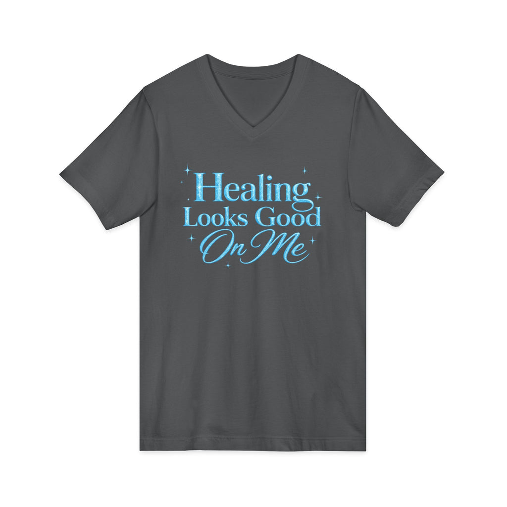 Unisex Healing Looks Good On Me V-Neck Tee