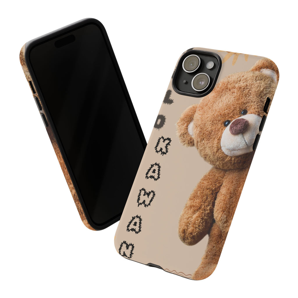 Cute Teddy Bear Phone Case — Personalized "Kawan" Design