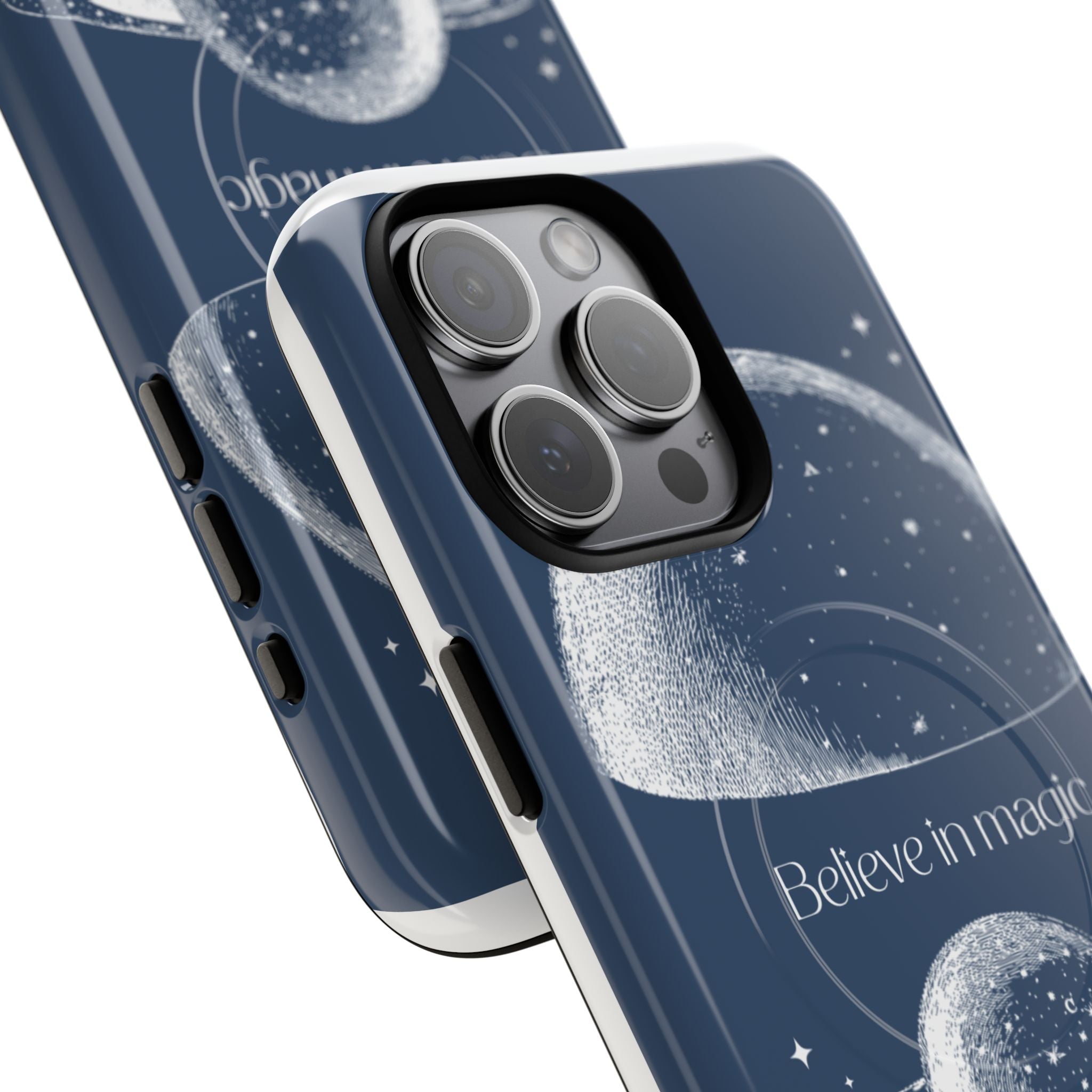 Believe in Magic Phone Case — Protective Magnetic Tough Case with Celestial Design