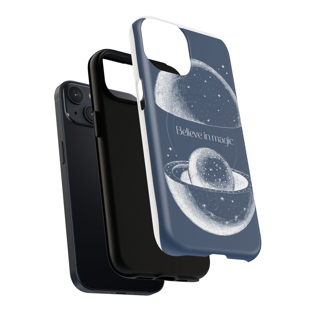 Believe in Magic Phone Case — Protective Magnetic Tough Case with Celestial Design