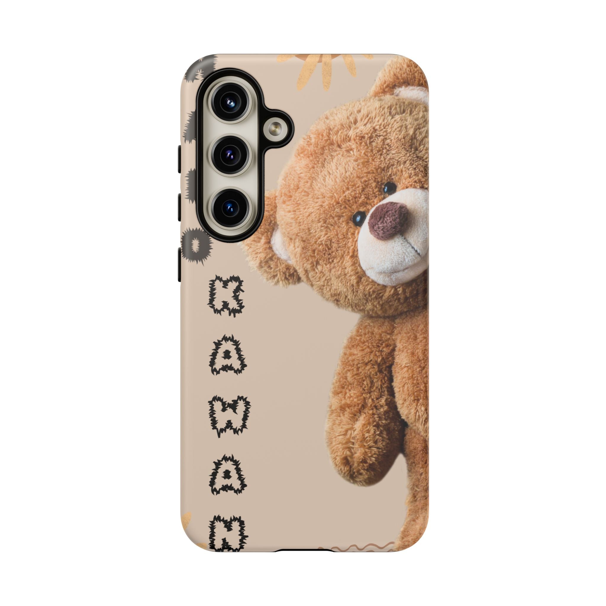 Cute Teddy Bear Phone Case — Personalized "Kawan" Design