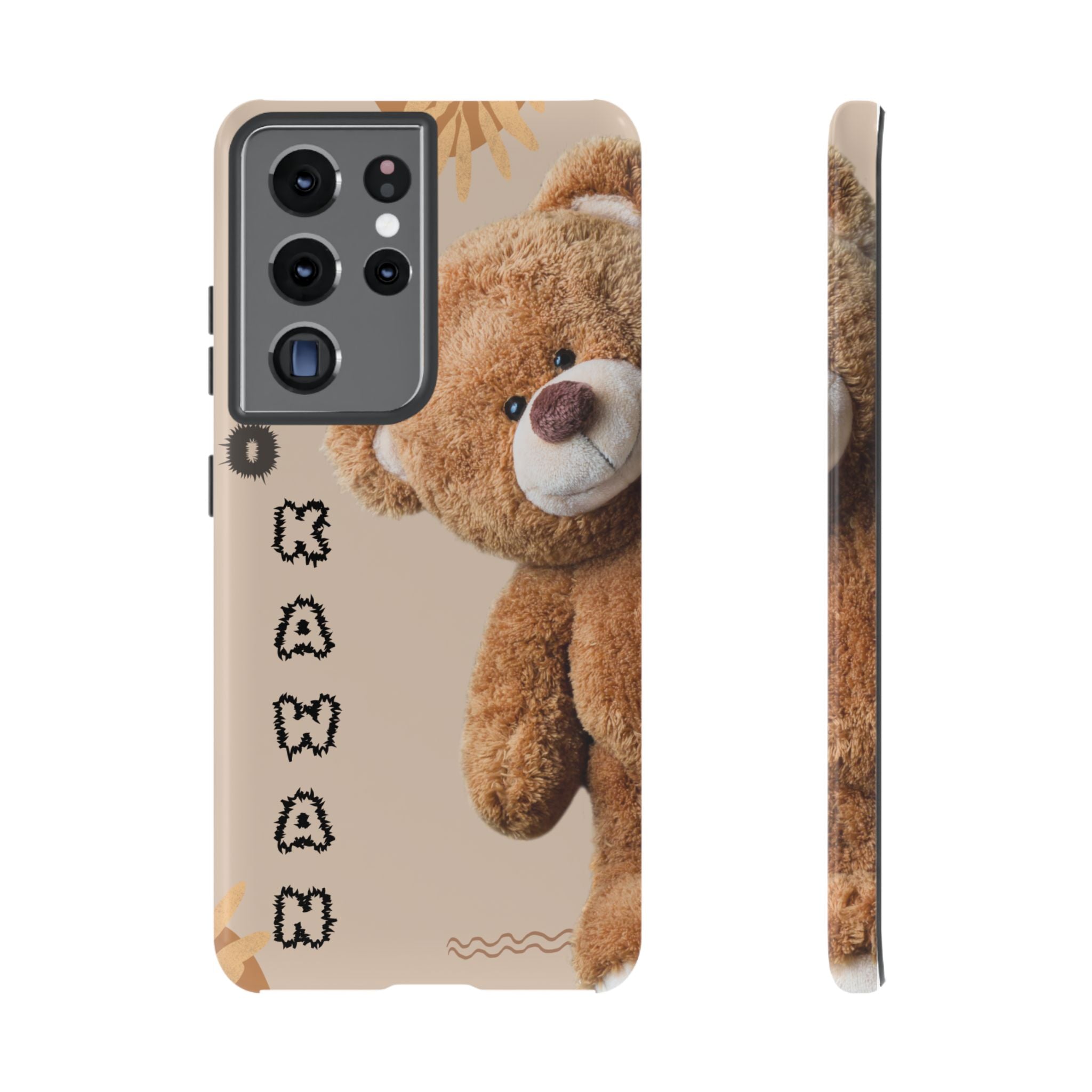 Cute Teddy Bear Phone Case — Personalized "Kawan" Design