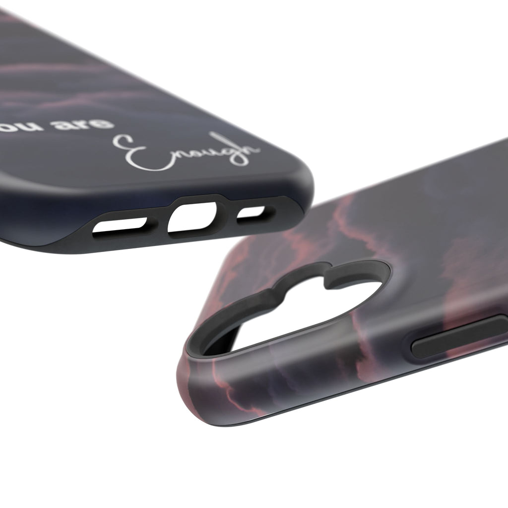 Phone Case — 'You Are Enough' Cloudy Sky Magnetic Impact-Resistant Case