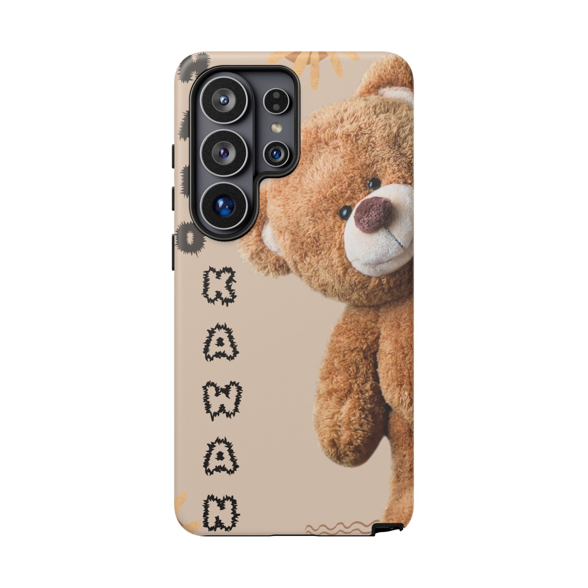 Cute Teddy Bear Phone Case — Personalized "Kawan" Design
