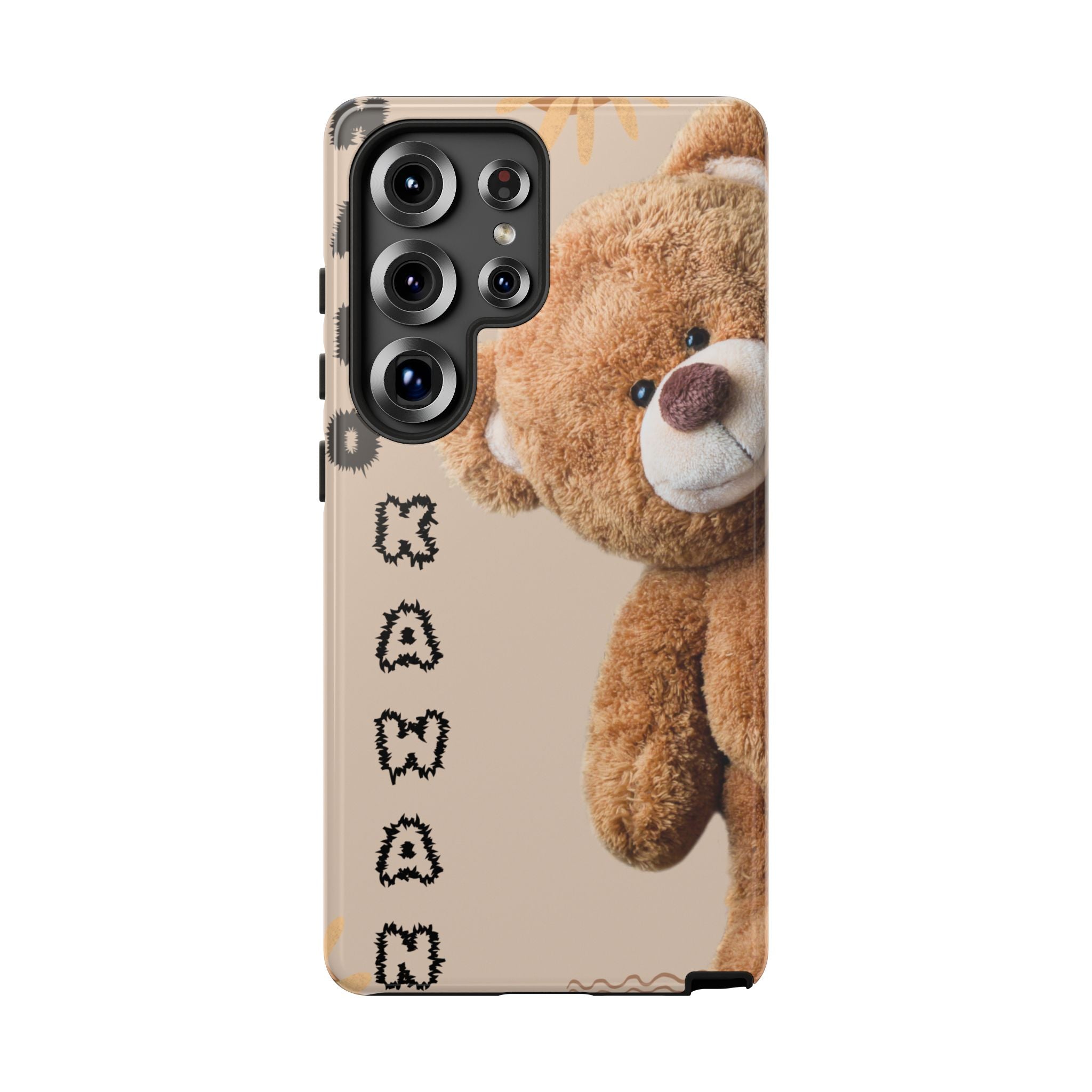 Cute Teddy Bear Phone Case — Personalized "Kawan" Design