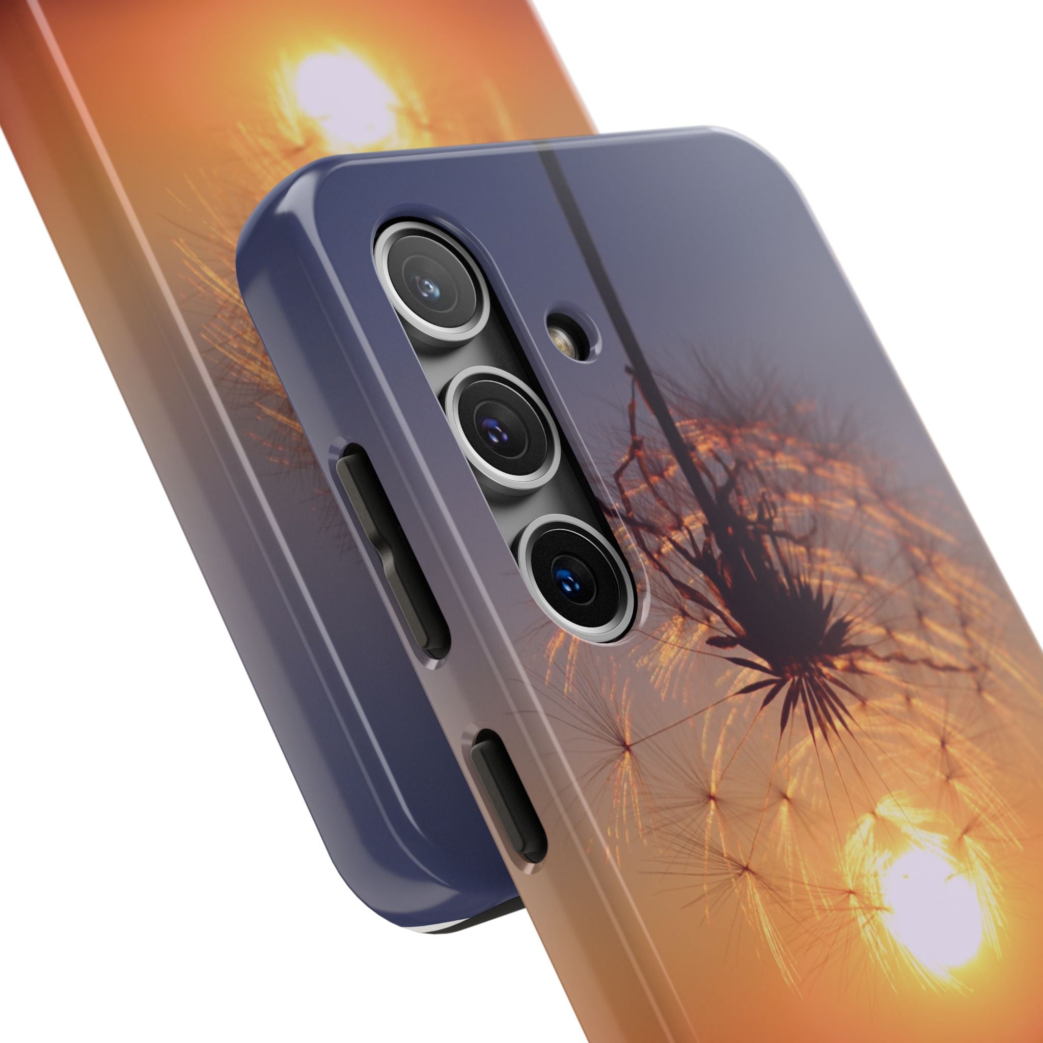 Believe Dandelion Sunset Tough Phone Case — Inspirational Protective iPhone Cover