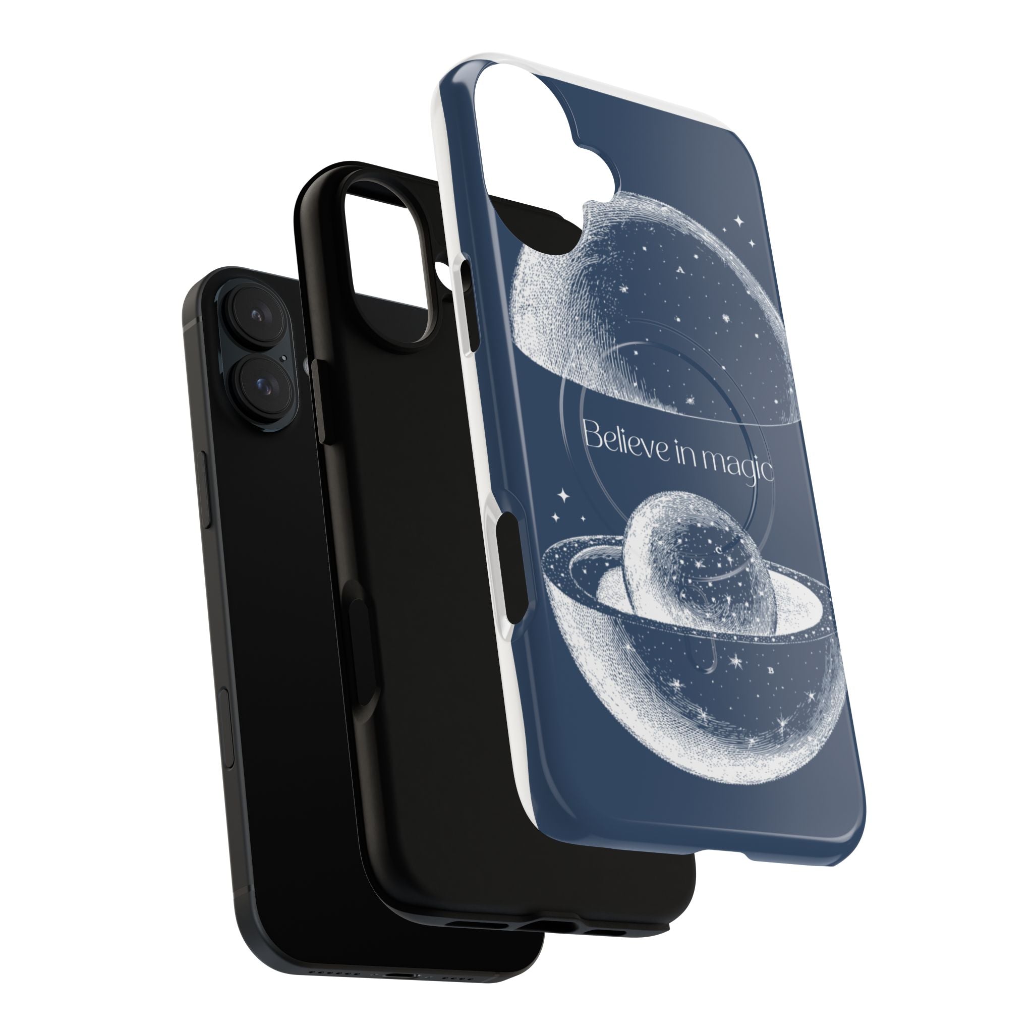 Believe in Magic Phone Case — Protective Magnetic Tough Case with Celestial Design