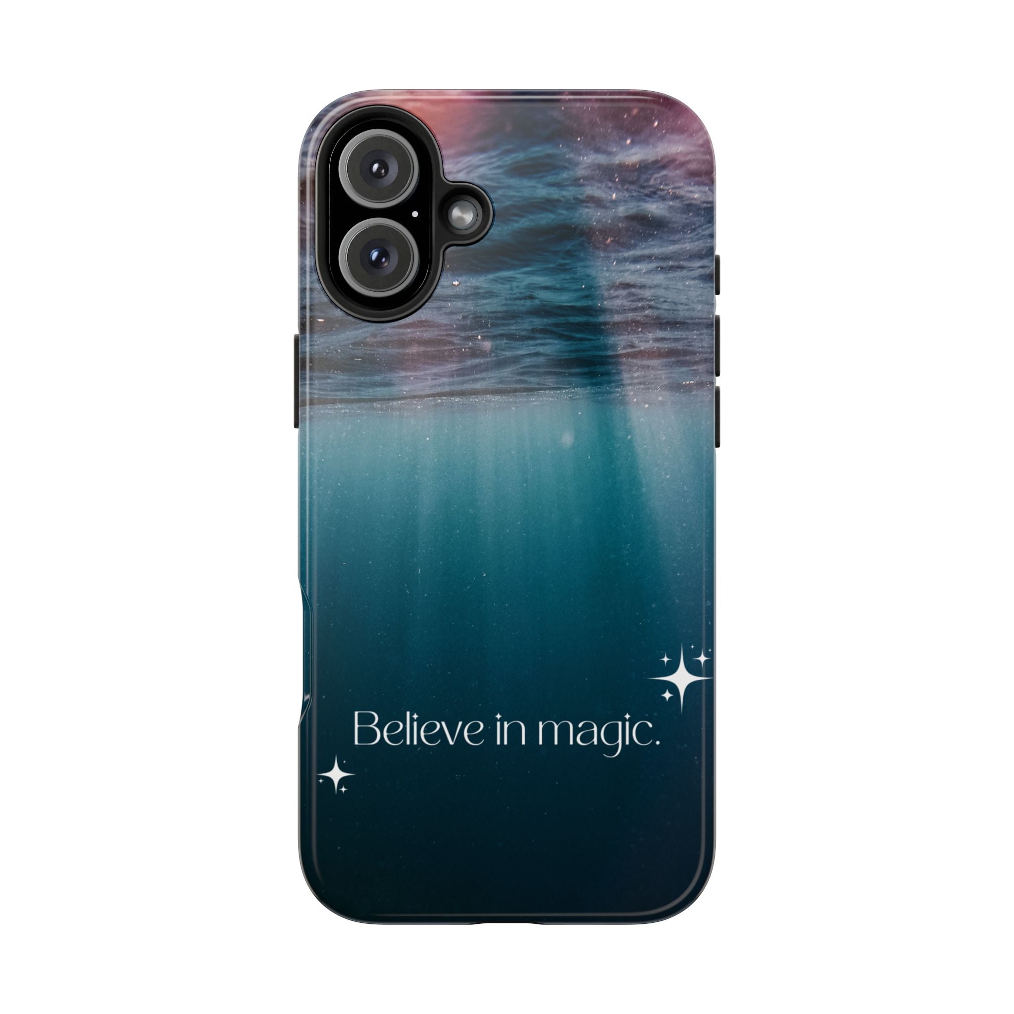 Believe in Magic Phone Case — Mystical Ocean Galaxy Tough Phone Case