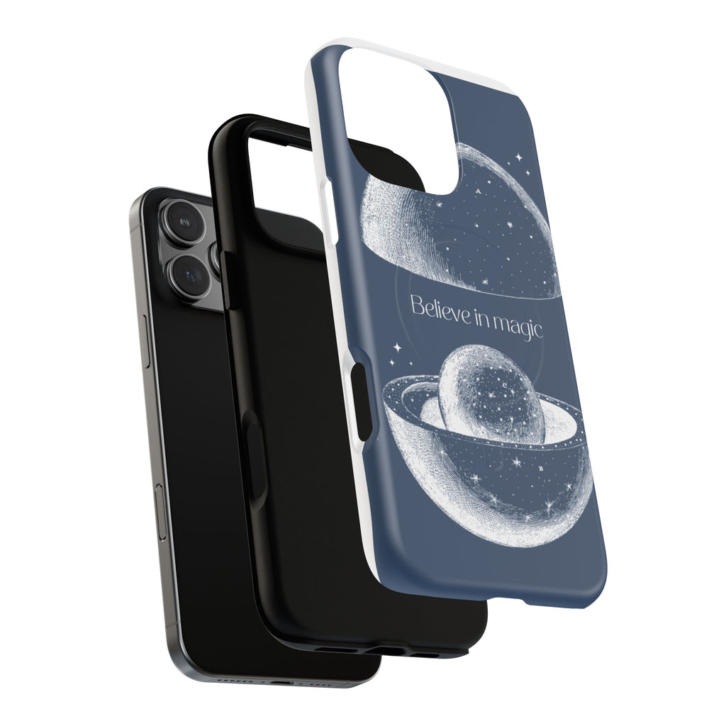 Believe in Magic Phone Case — Protective Magnetic Tough Case with Celestial Design