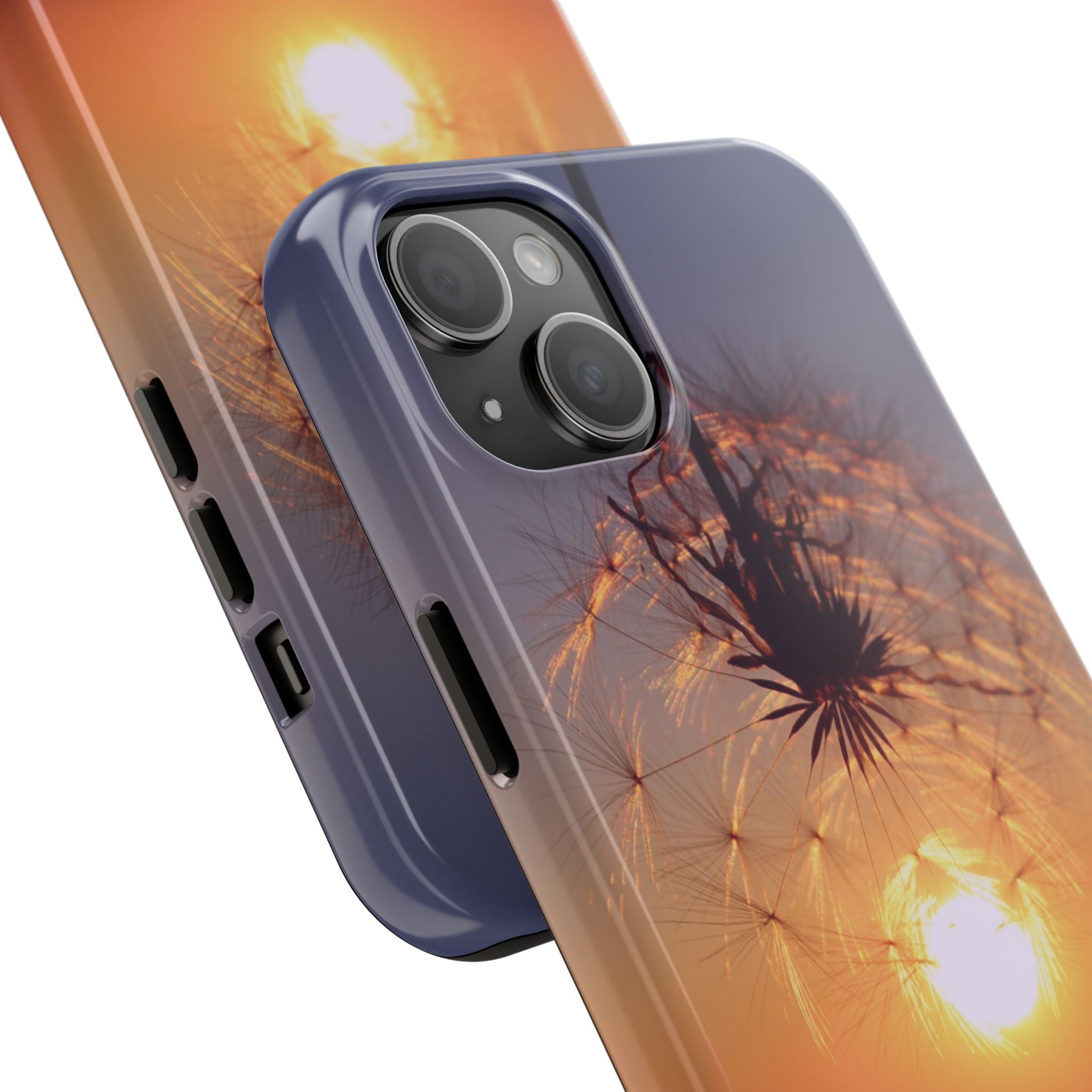 Believe Dandelion Sunset Tough Phone Case — Inspirational Protective iPhone Cover