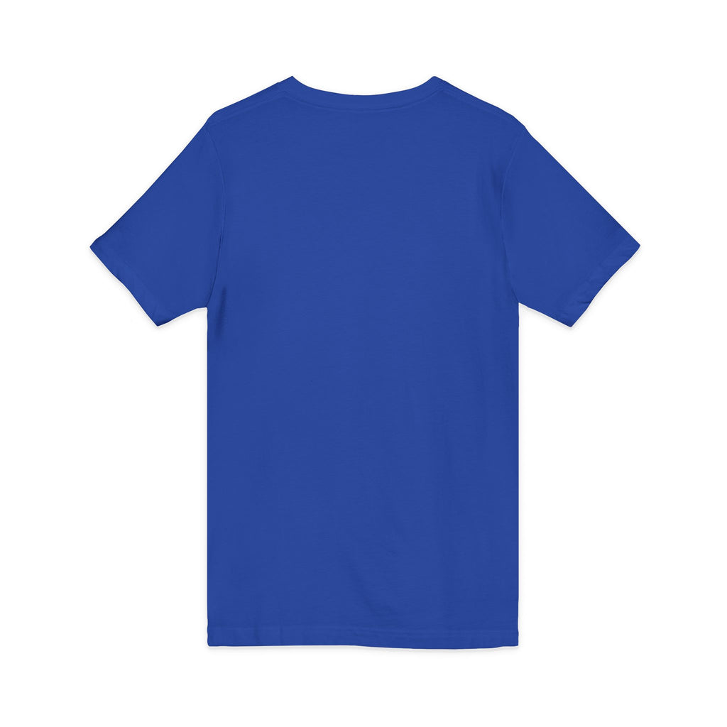 Wear Confidence V‑Neck Tee — Rainbow Script Inspirational T‑Shirt