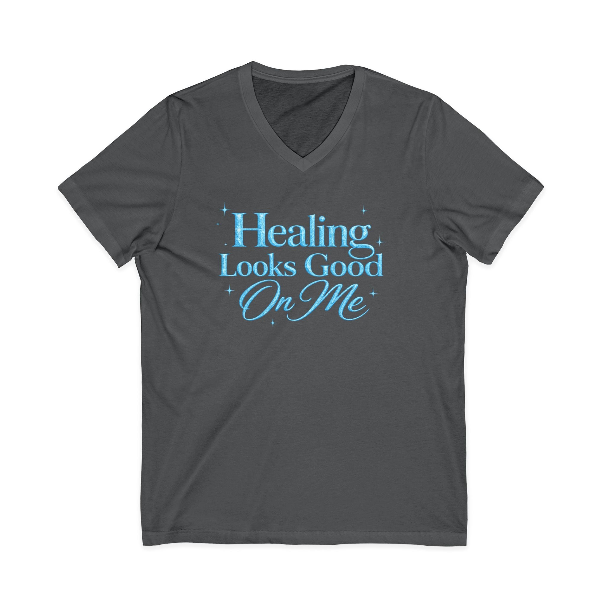 Unisex Healing Looks Good On Me V-Neck Tee
