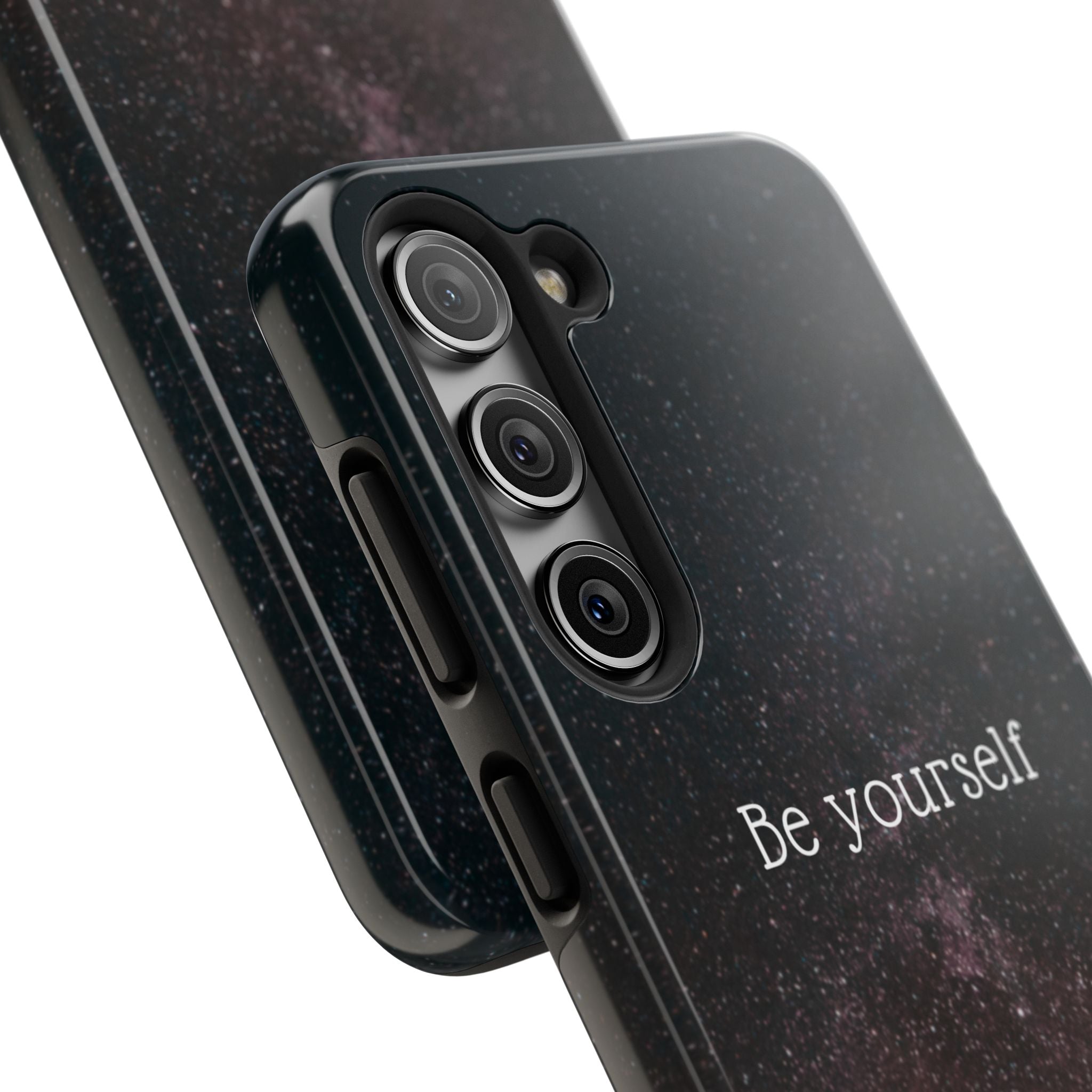 Be Yourself Tough Phone Case — Inspirational Starry Night Protective Cover