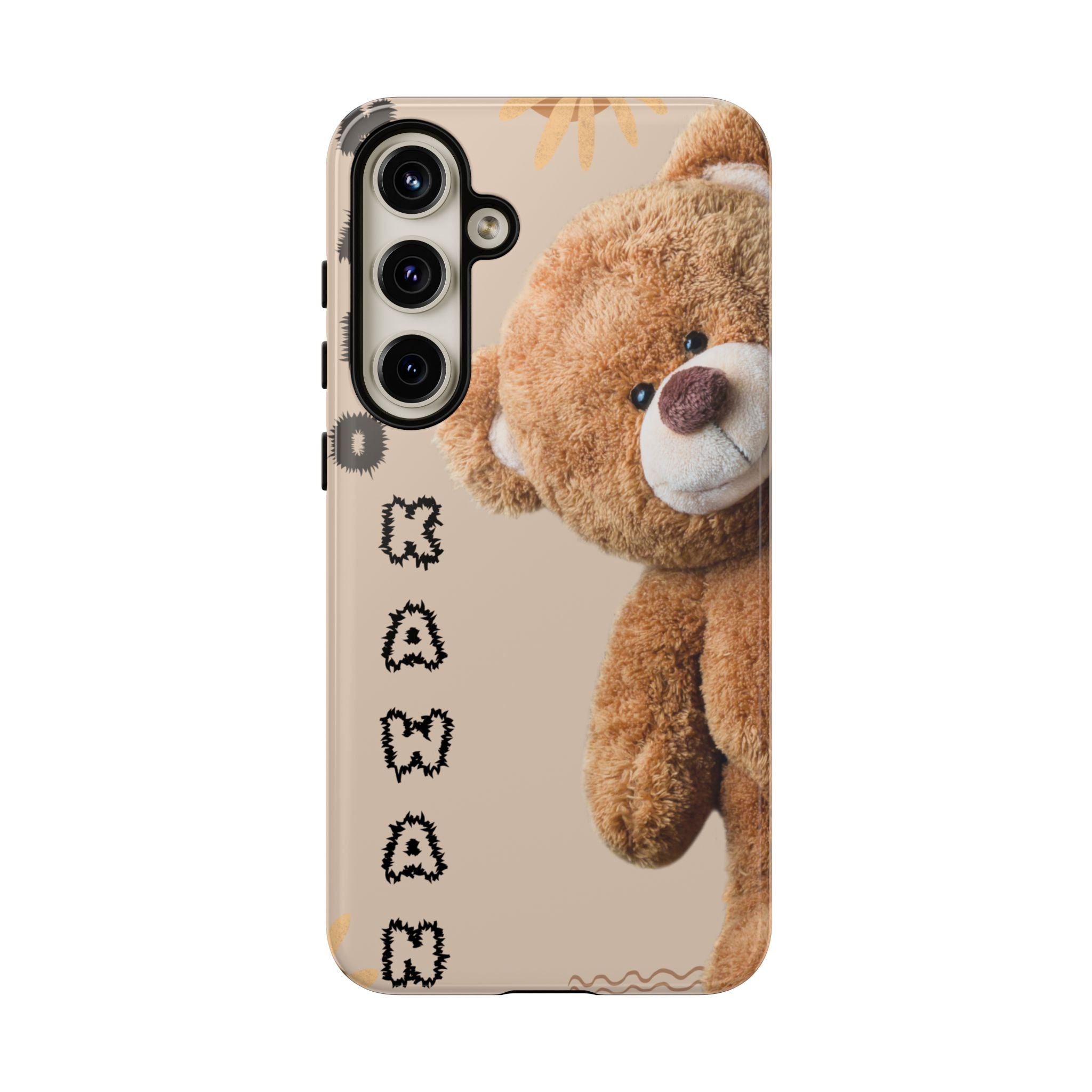 Cute Teddy Bear Phone Case — Personalized "Kawan" Design