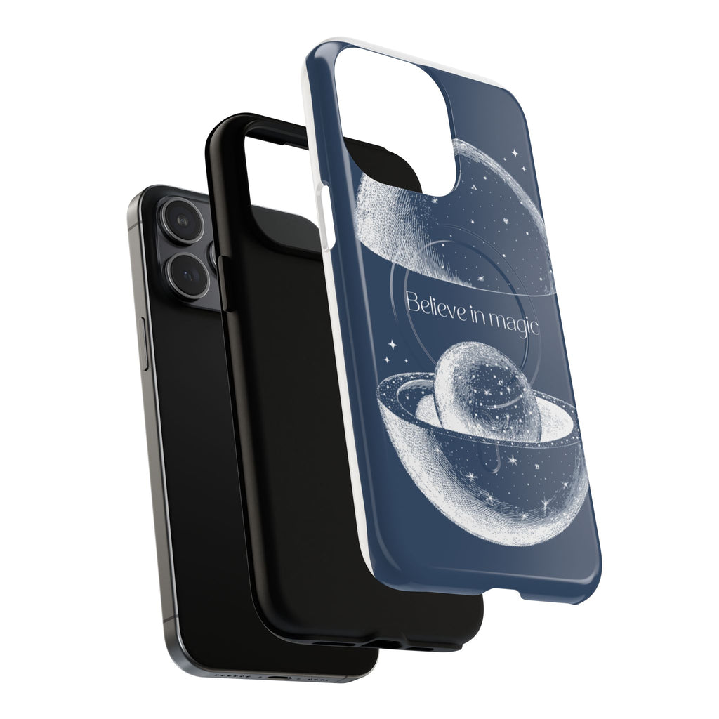 Believe in Magic Phone Case — Protective Magnetic Tough Case with Celestial Design