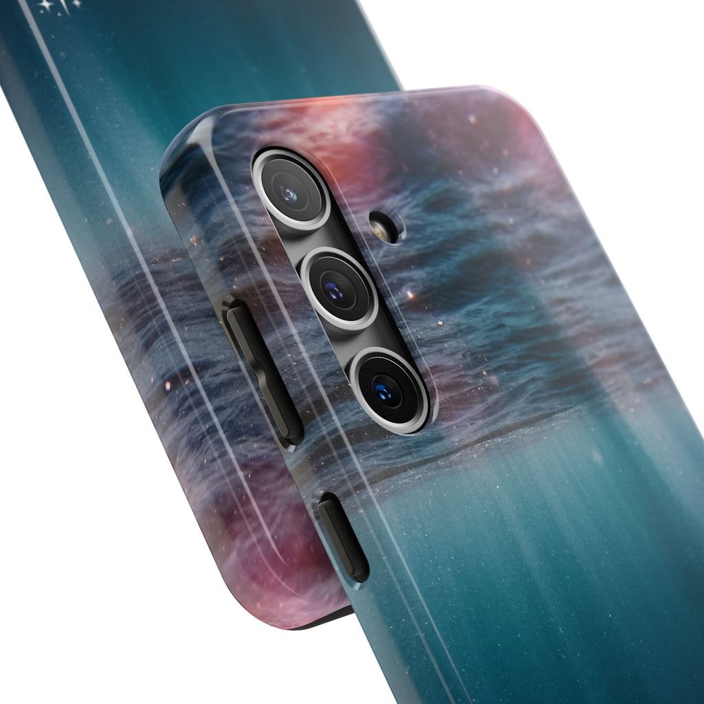 Believe in Magic Phone Case — Mystical Ocean Galaxy Tough Phone Case